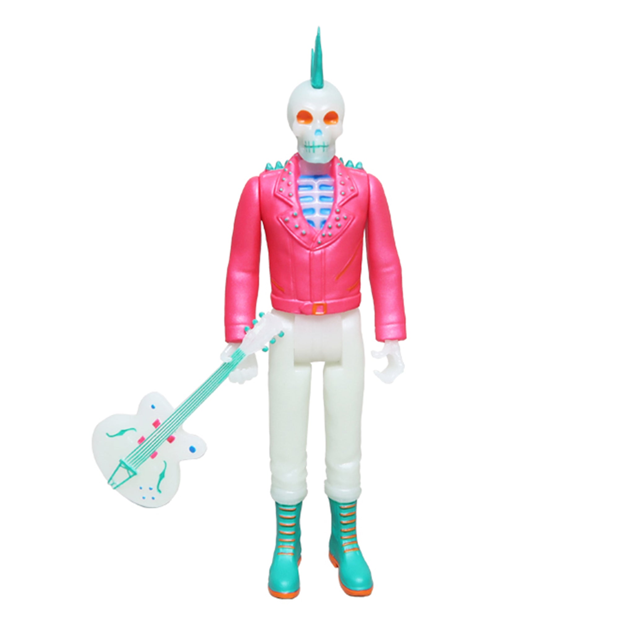 Super7 Rancid Skeletim Glow figurina fosforescenta 9,5 cm