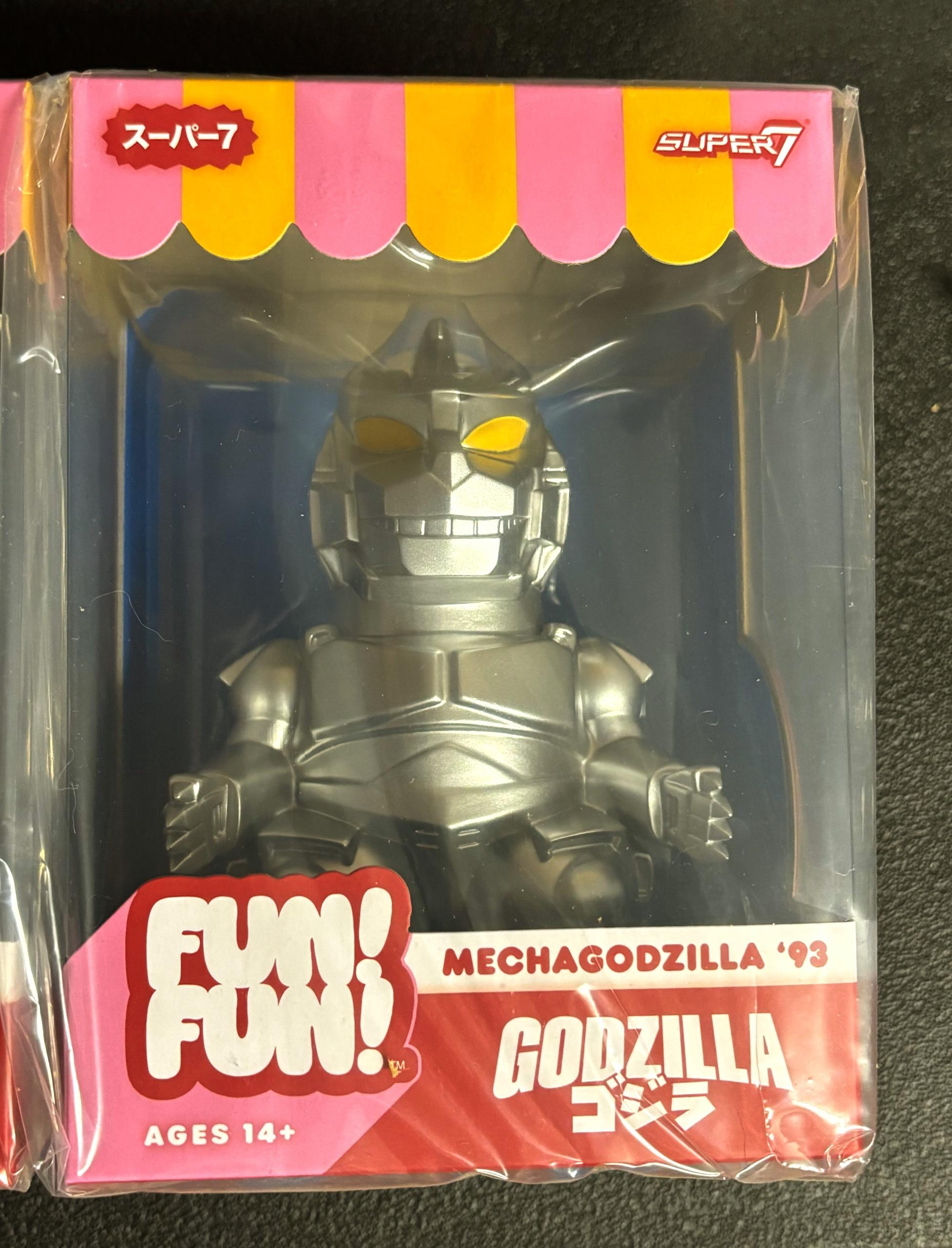 Super7 Toho FUN FUN Godzilla set 3 figurine vinil