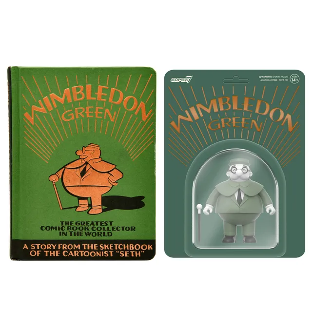 Super7 ReAction Wimbledon Green figurină + carte colecționar