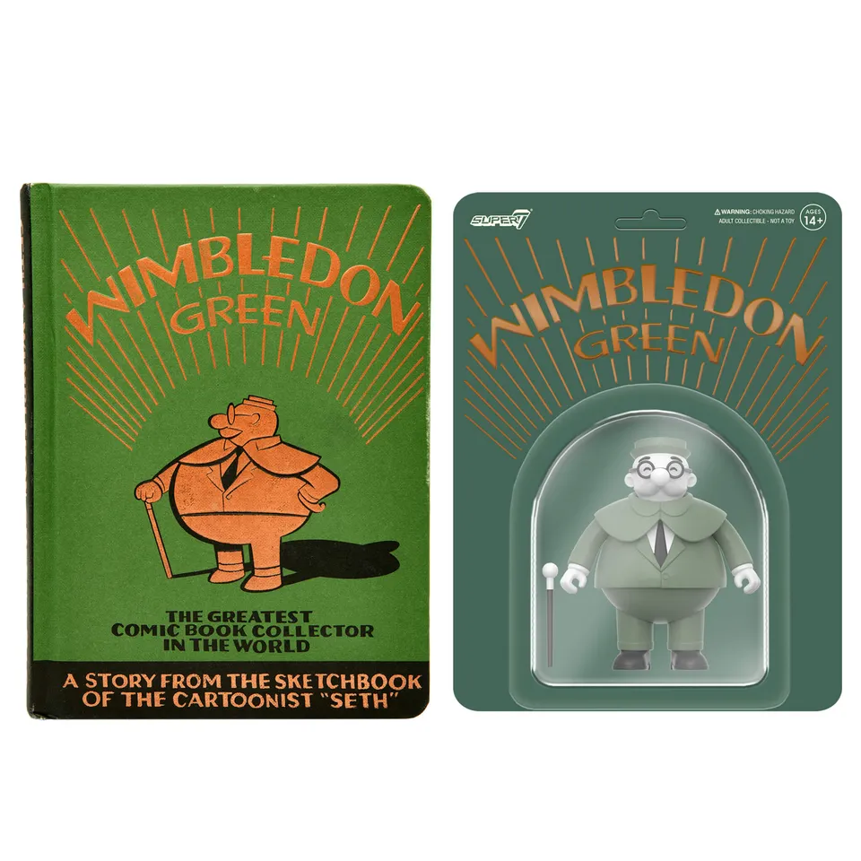 Super7 ReAction Wimbledon Green figurină + carte colecționar