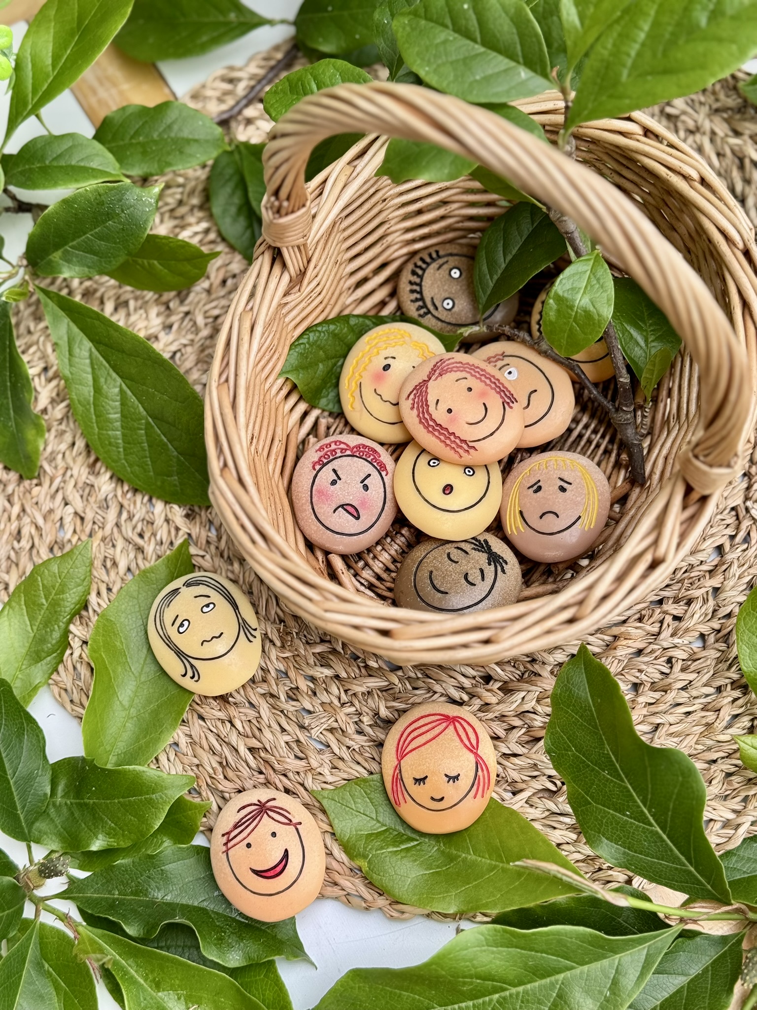 Yellow Door Emotion Stones pietre emotii set 12 sentimente