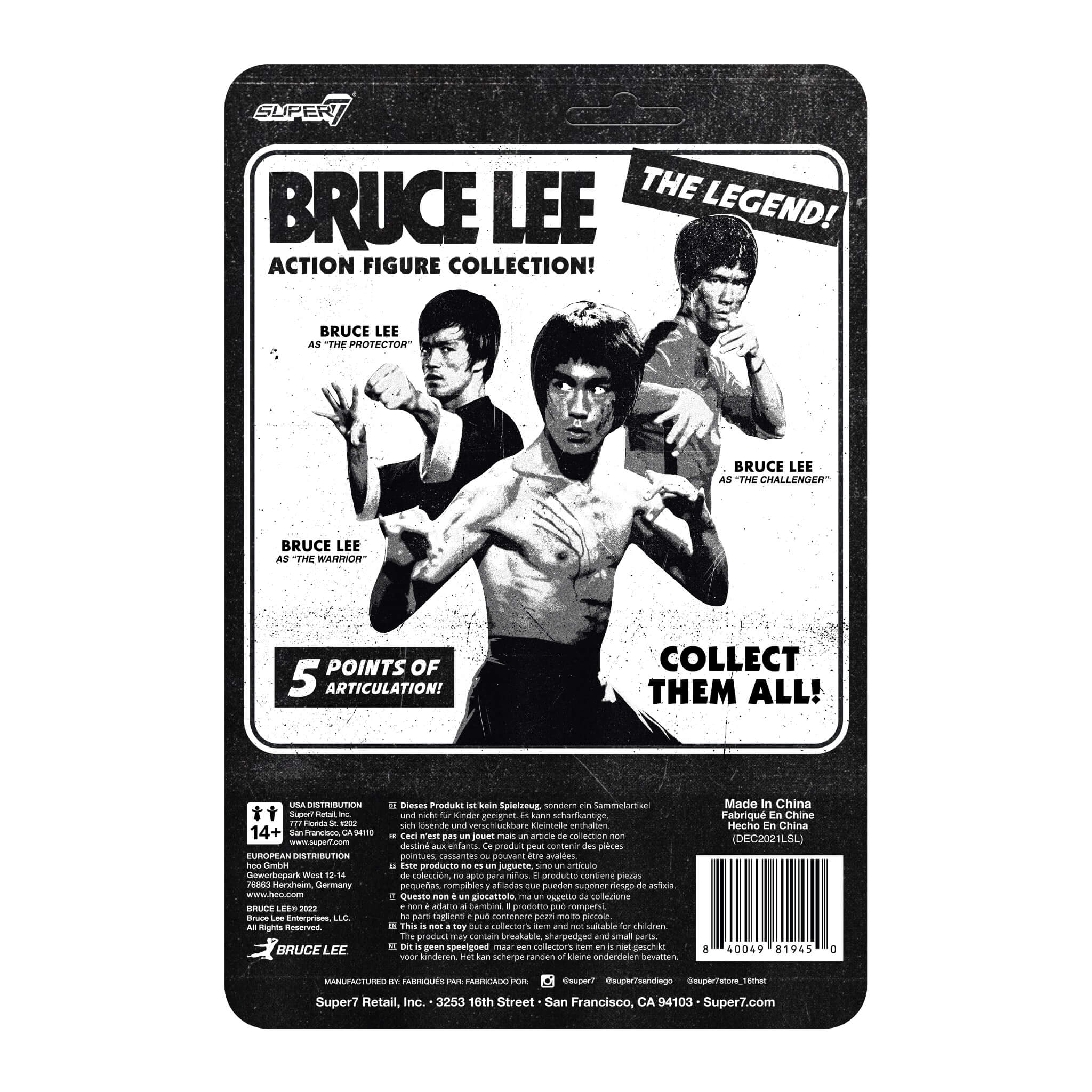 Super7 ReAction Bruce Lee The Protector figurină articulată