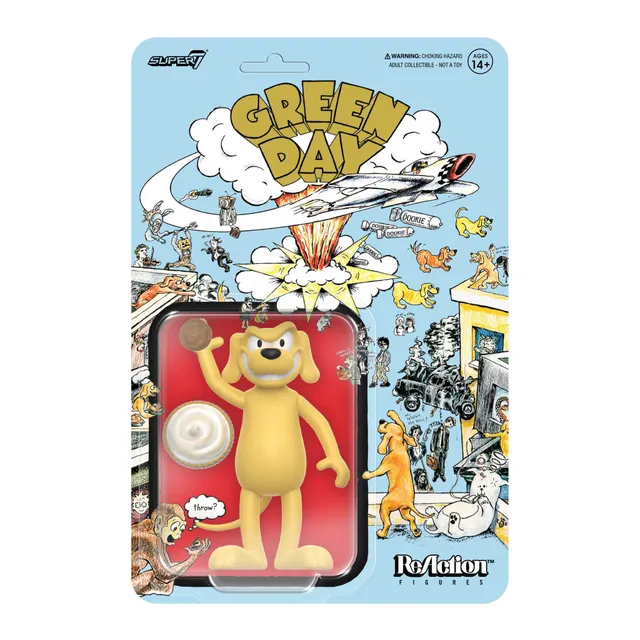 Super7 Green Day ReAction Dookie Dog figurina
