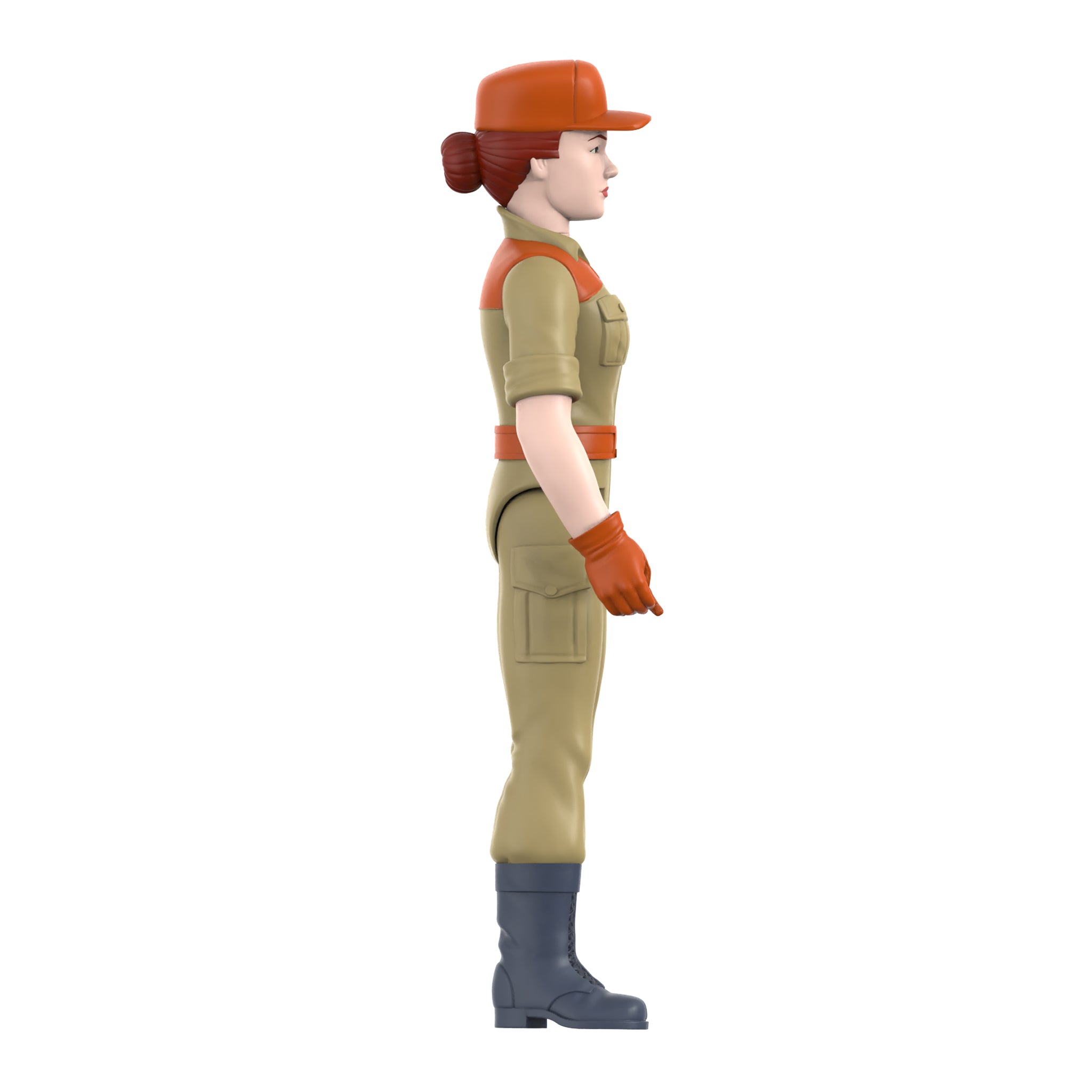 Super7 G.I. Joe ReAction Female Combat Engineer Bun Hair Pink figurina articulata
