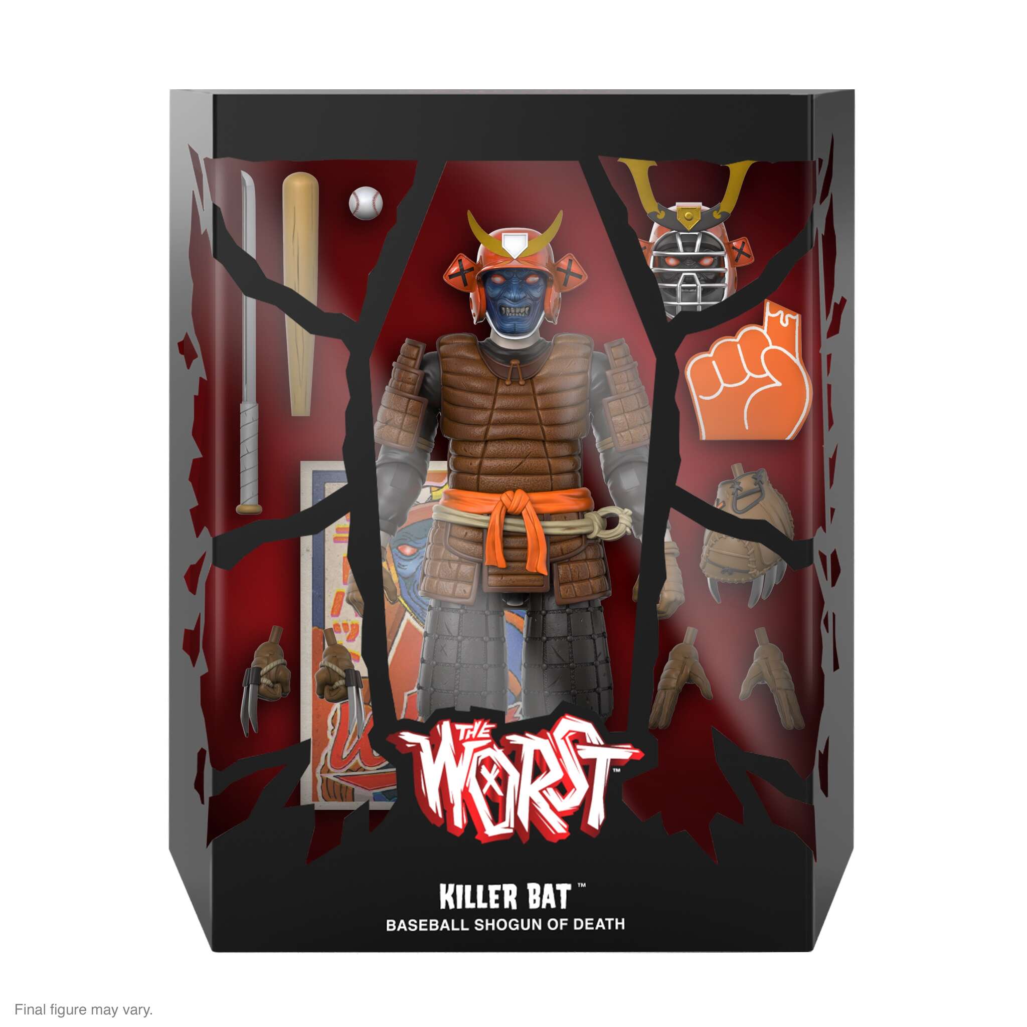 Super7 The Worst Ultimates Killer Bat Cortex Commander set 18 cm