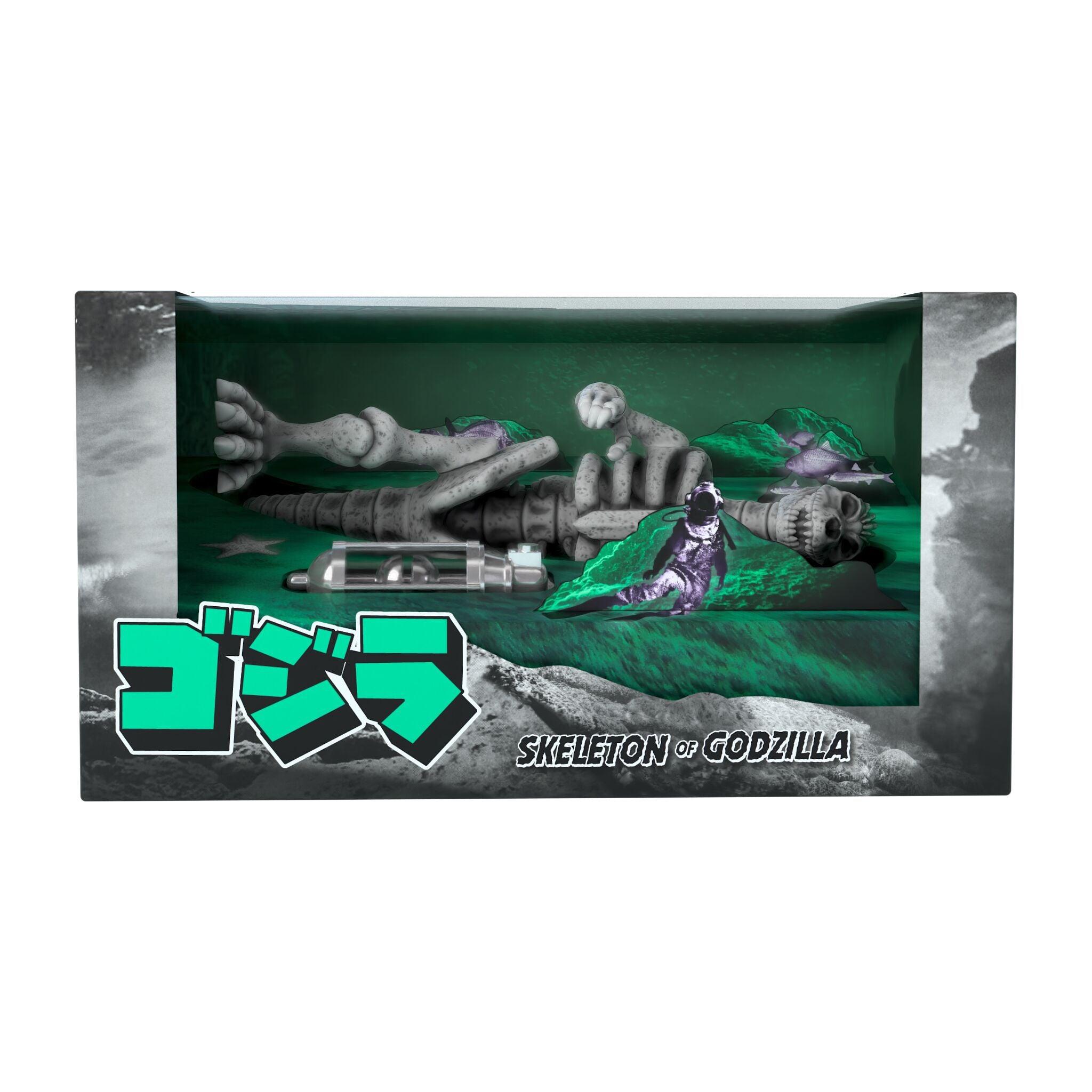 Super7 ReAction Godzilla Skeleton figurina schelet