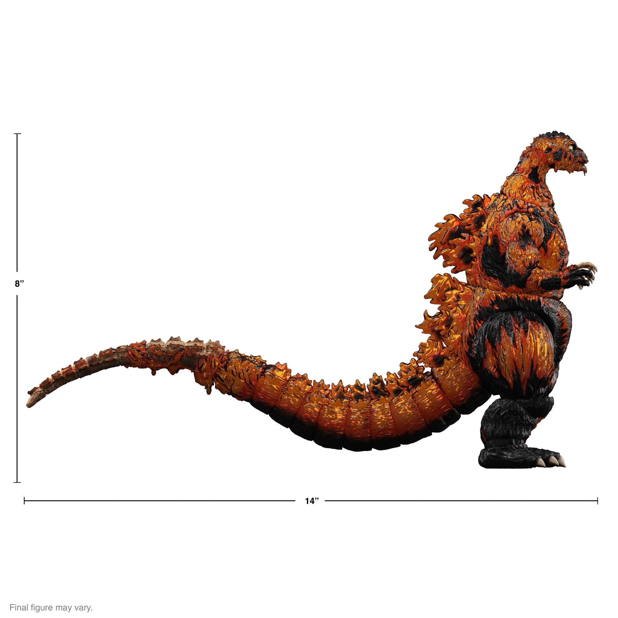 Super7 Toho Ultimates 1200ºC Godzilla figurina 21 cm