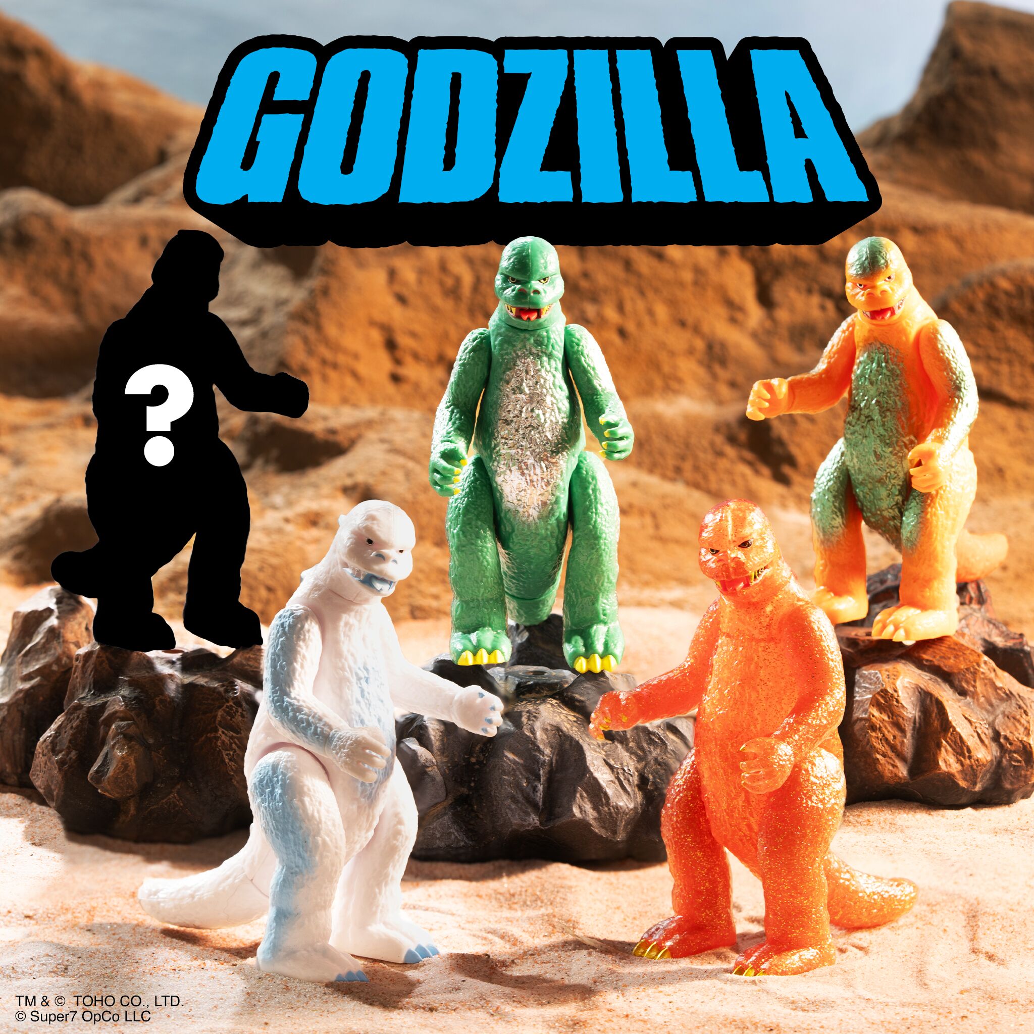 Super7 Toho Wave 09 Shogun V3 figurine set 12 blind box Godzilla