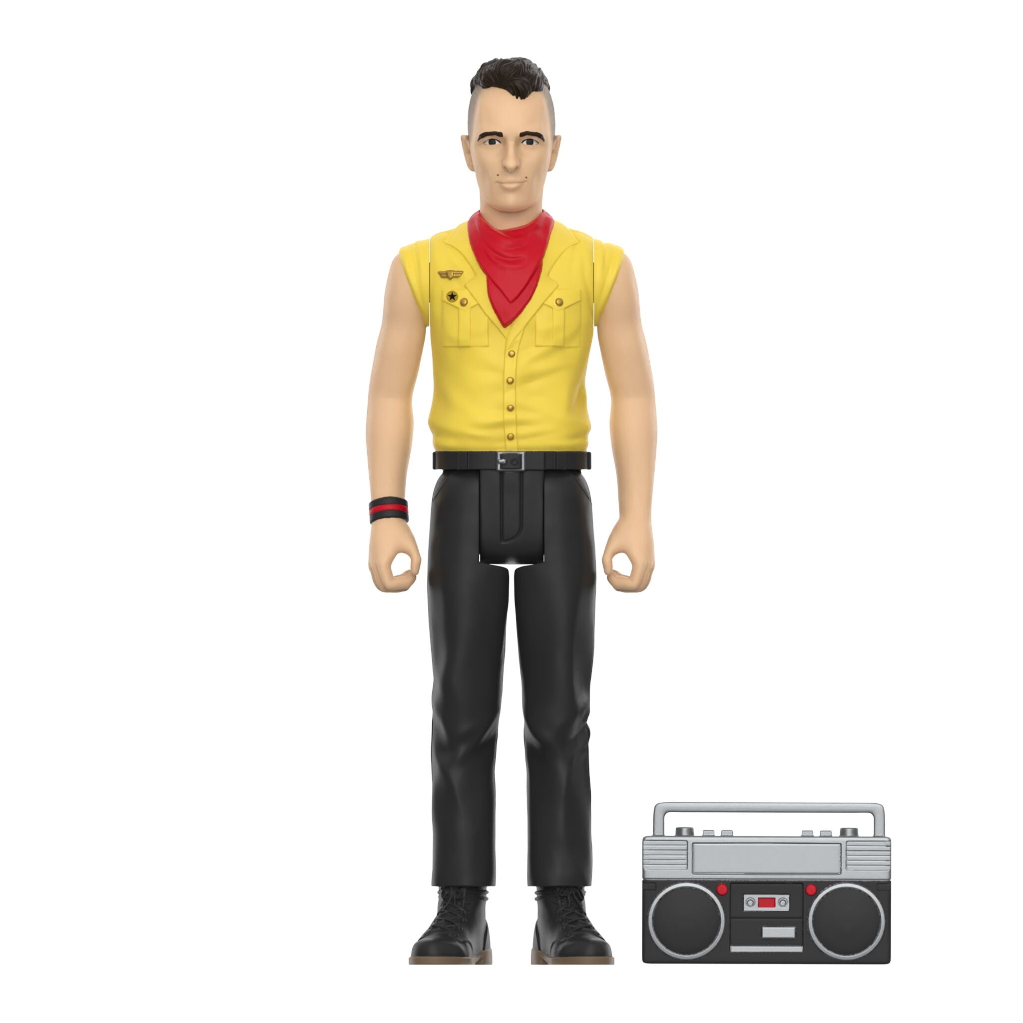 Super7 Joe Strummer ReAction figurina 9,5 cm cu boombox