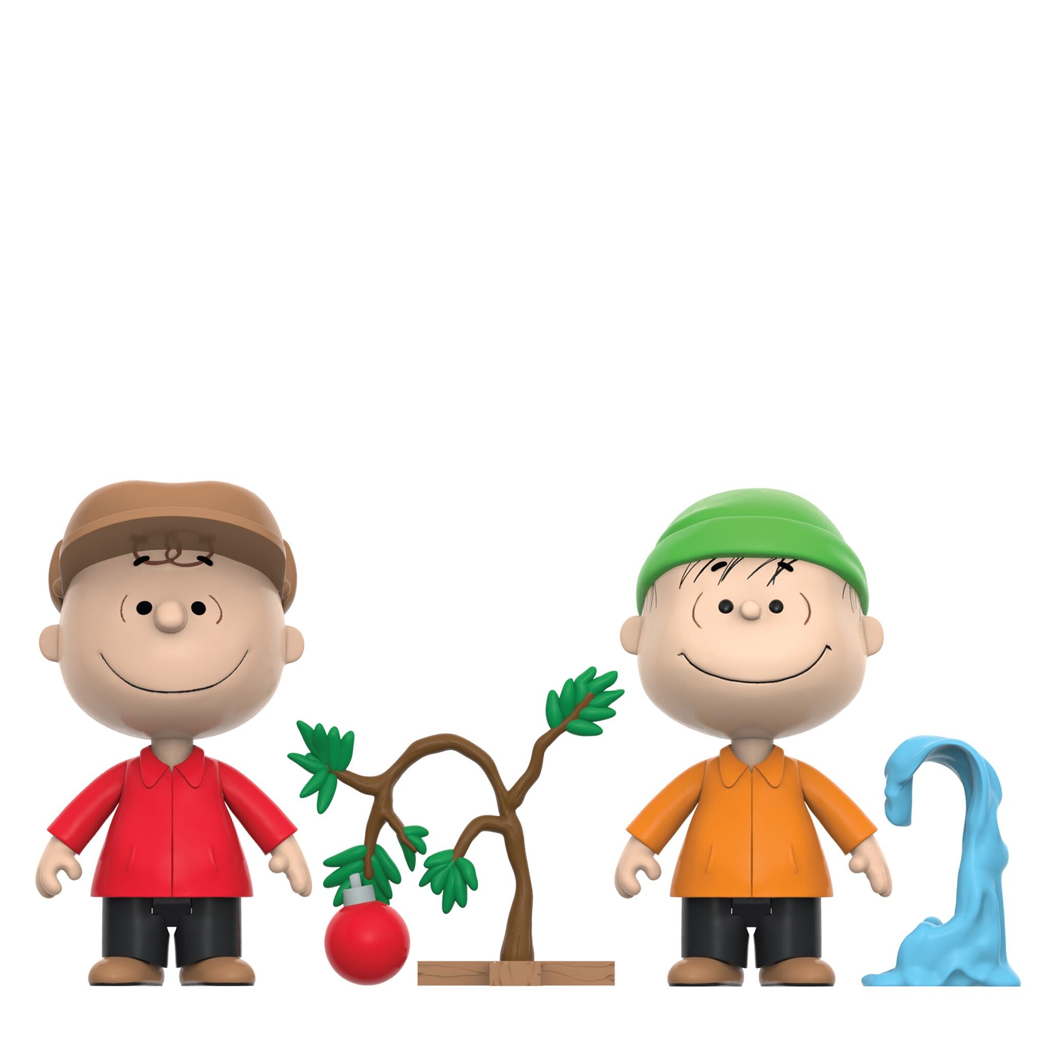 Super7 Peanuts ReAction Wave 06 set Charlie Brown Linus figurine