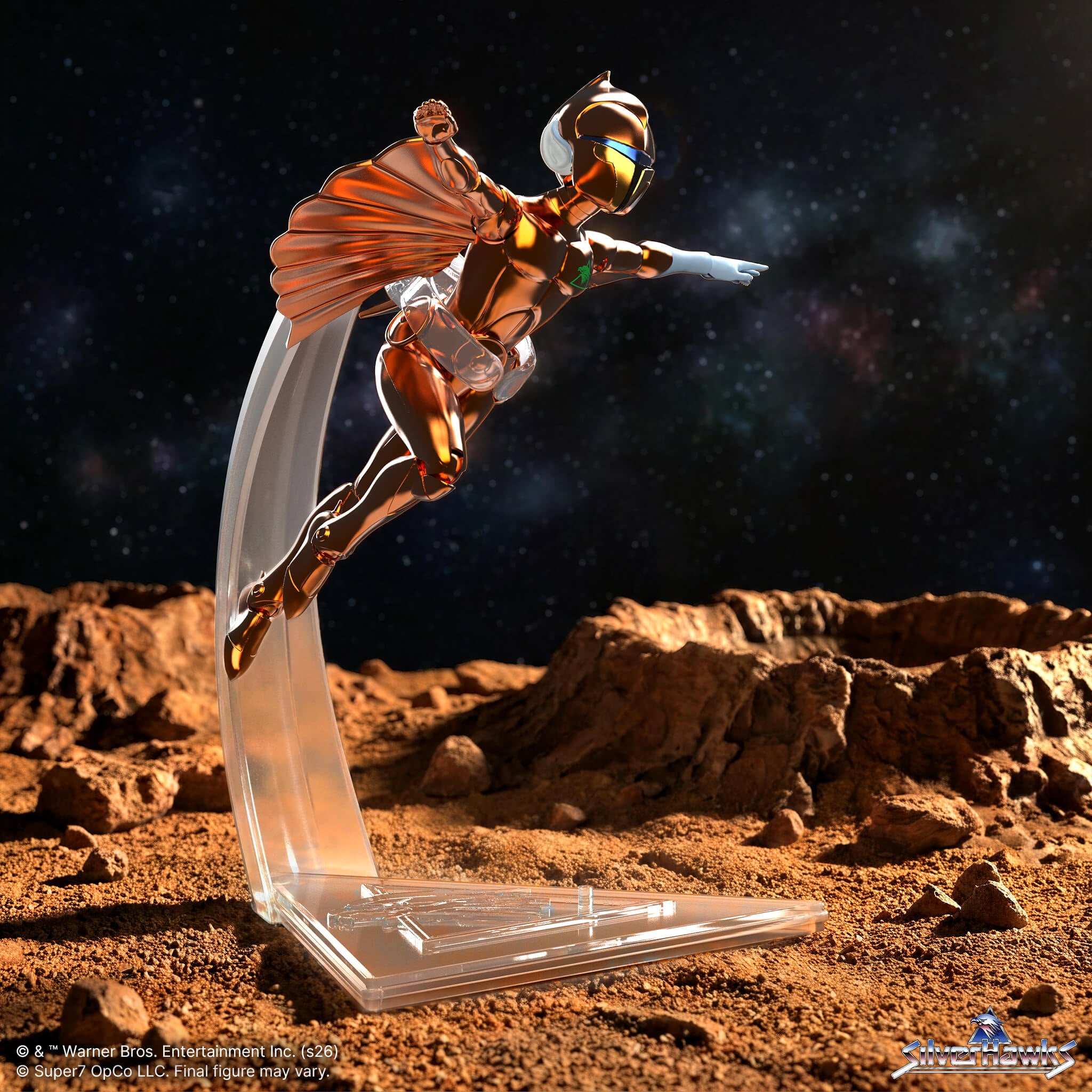 Super7 SilverHawks Ultimates Wave 08 suport figurina acrilic