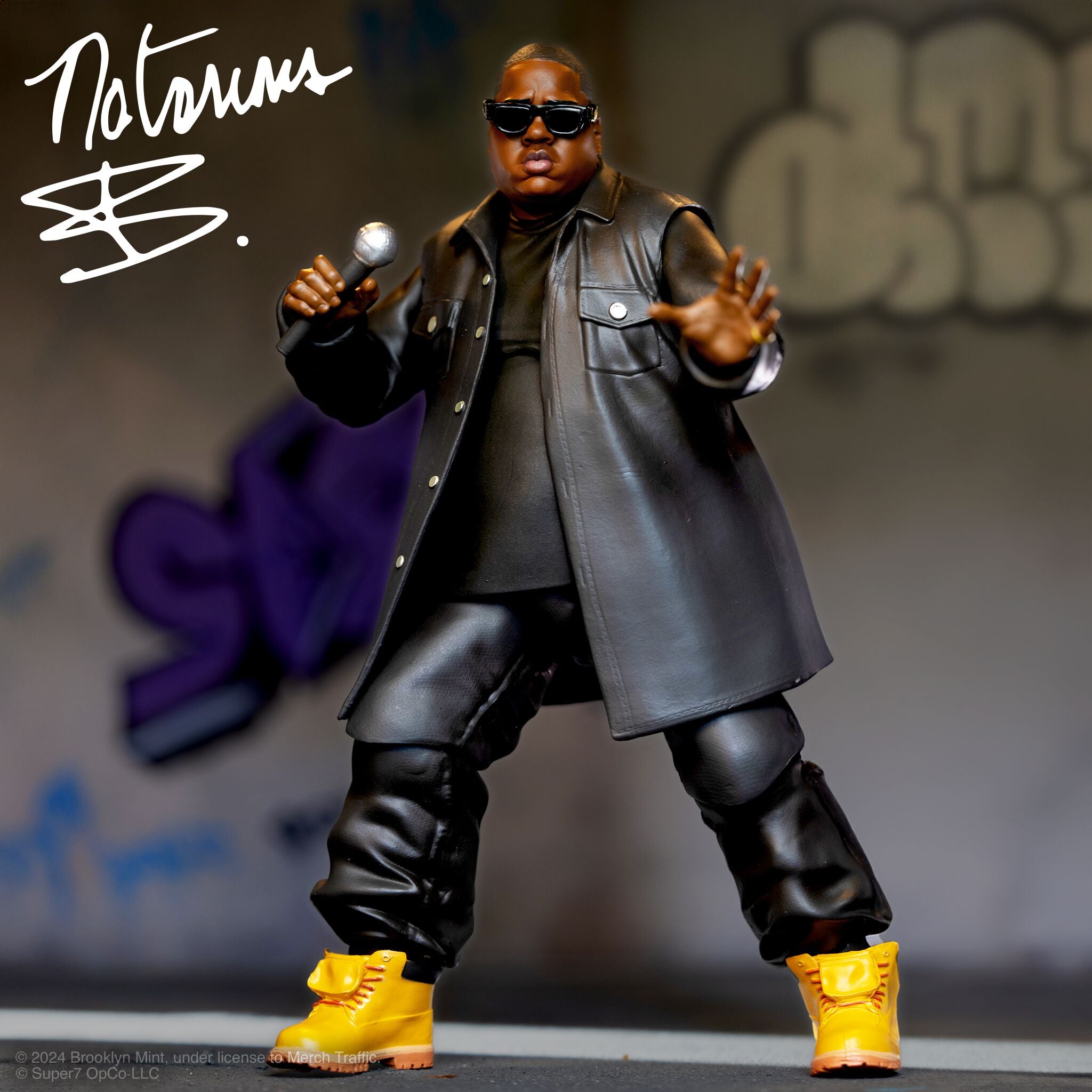 Super7 Notorious B.I.G. Deluxe Biggie figurina 18 cm hip-hop