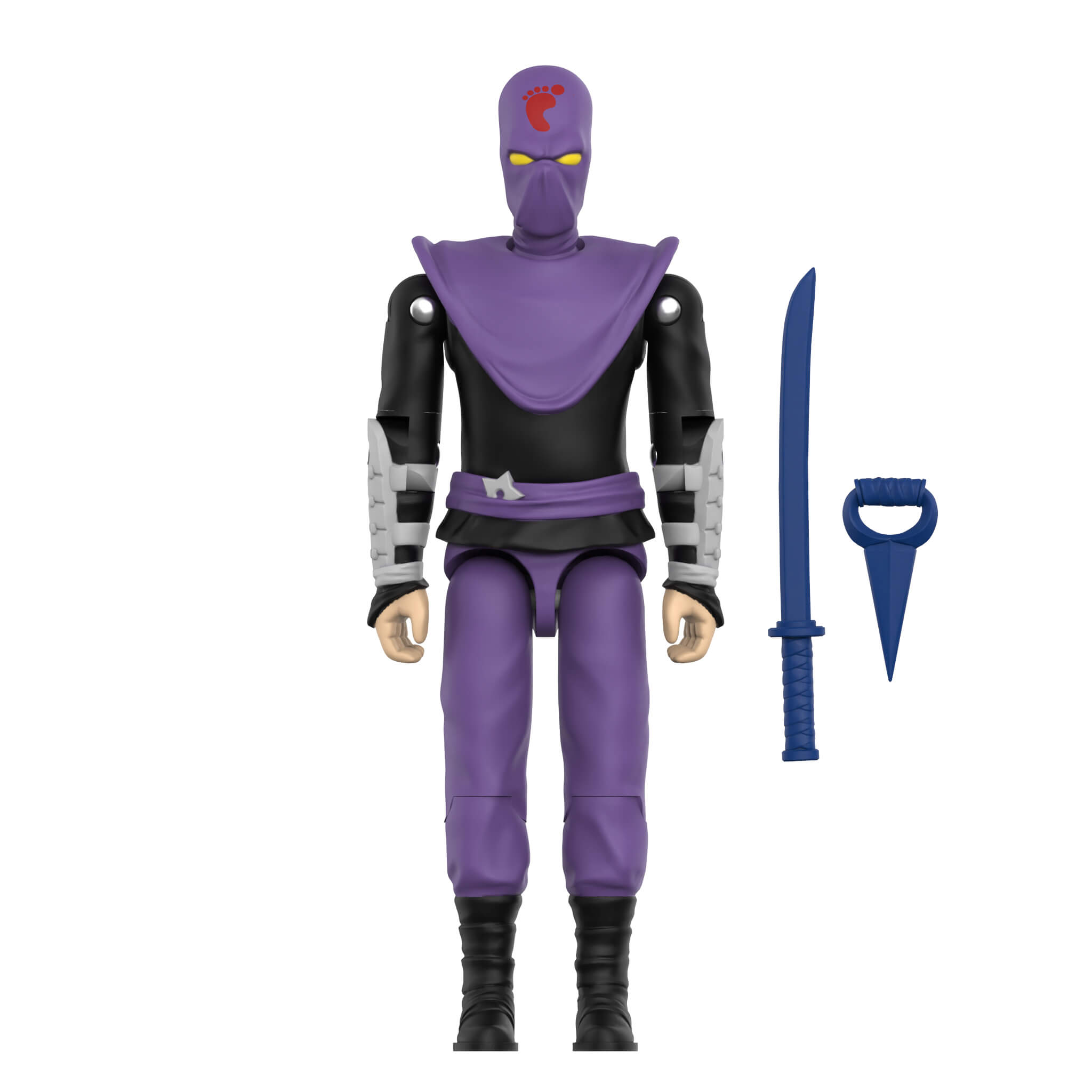 Super7 TMNT ReAction+ Foot Ninja figurina 10 cm