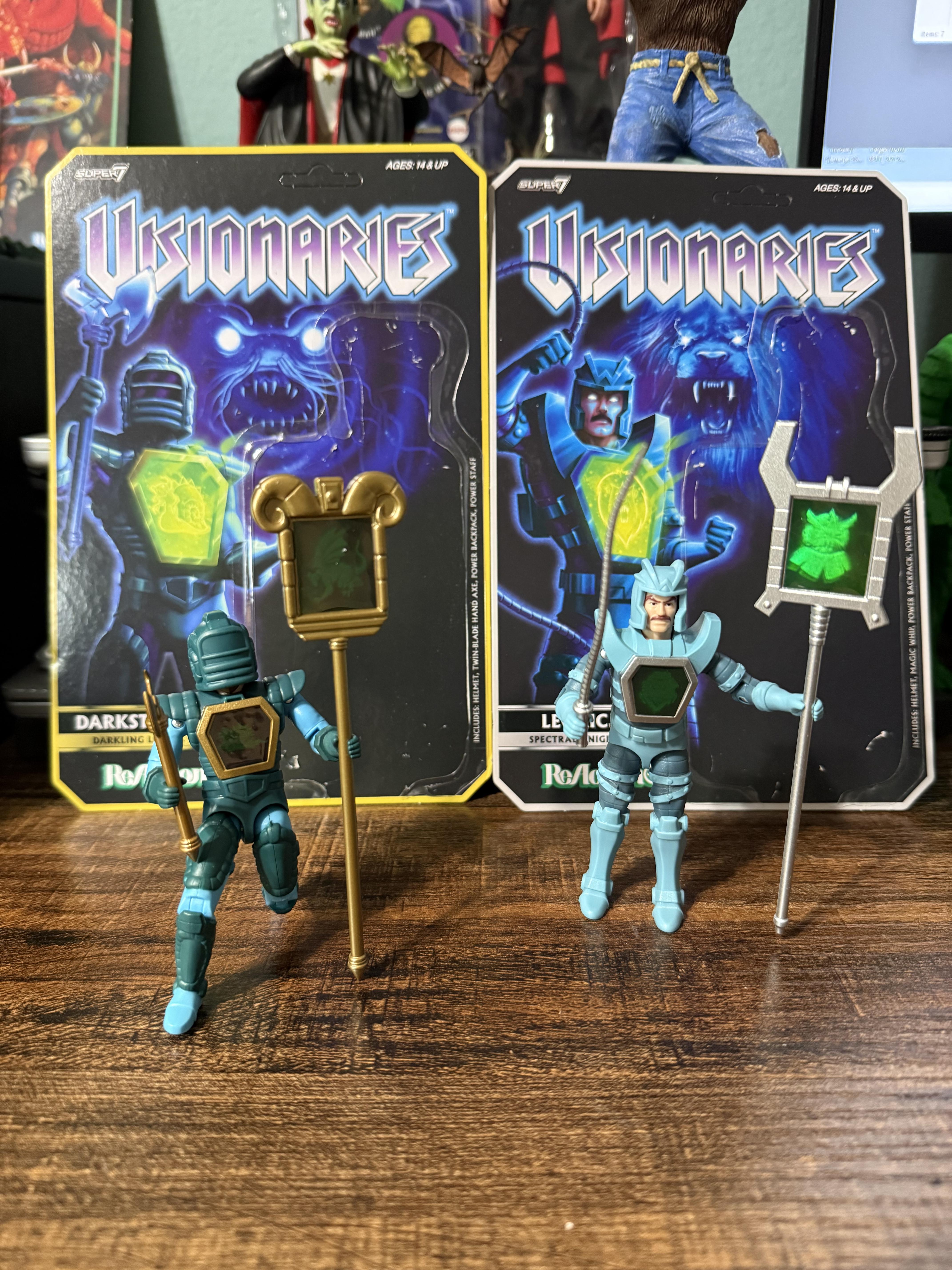 Super7 ReAction+ Visionaries Darkstorm figurina 4 inch