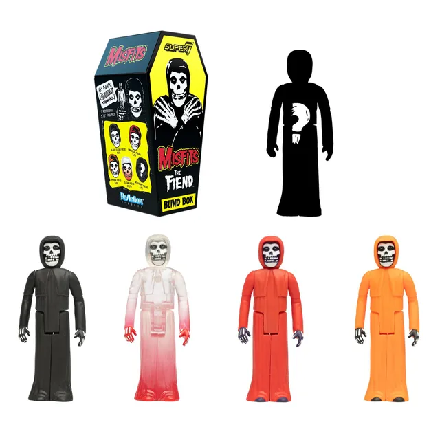 Super7 Misfits Fiend blind box figurină coșciug