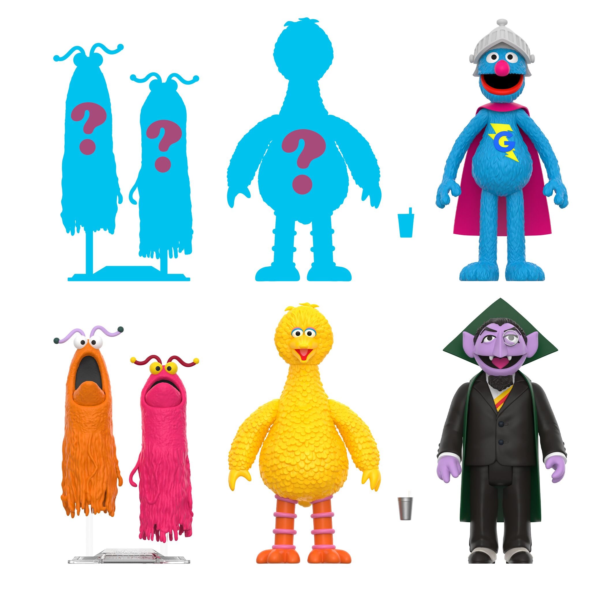 Super7 Sesame Street Blind Box figurina surpriza 9,5 cm