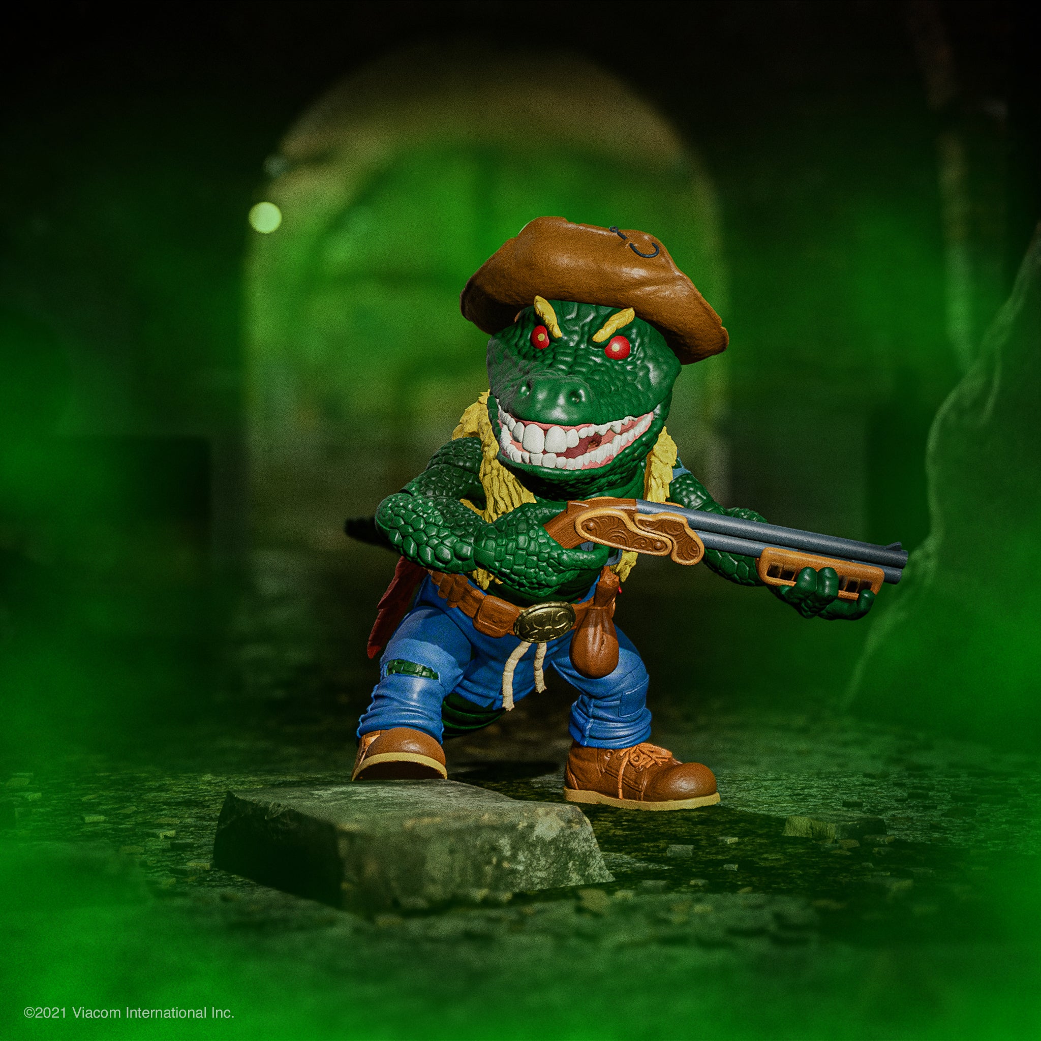 Super7 TMNT Ultimates Wave 5 Leatherhead figurina 18 cm