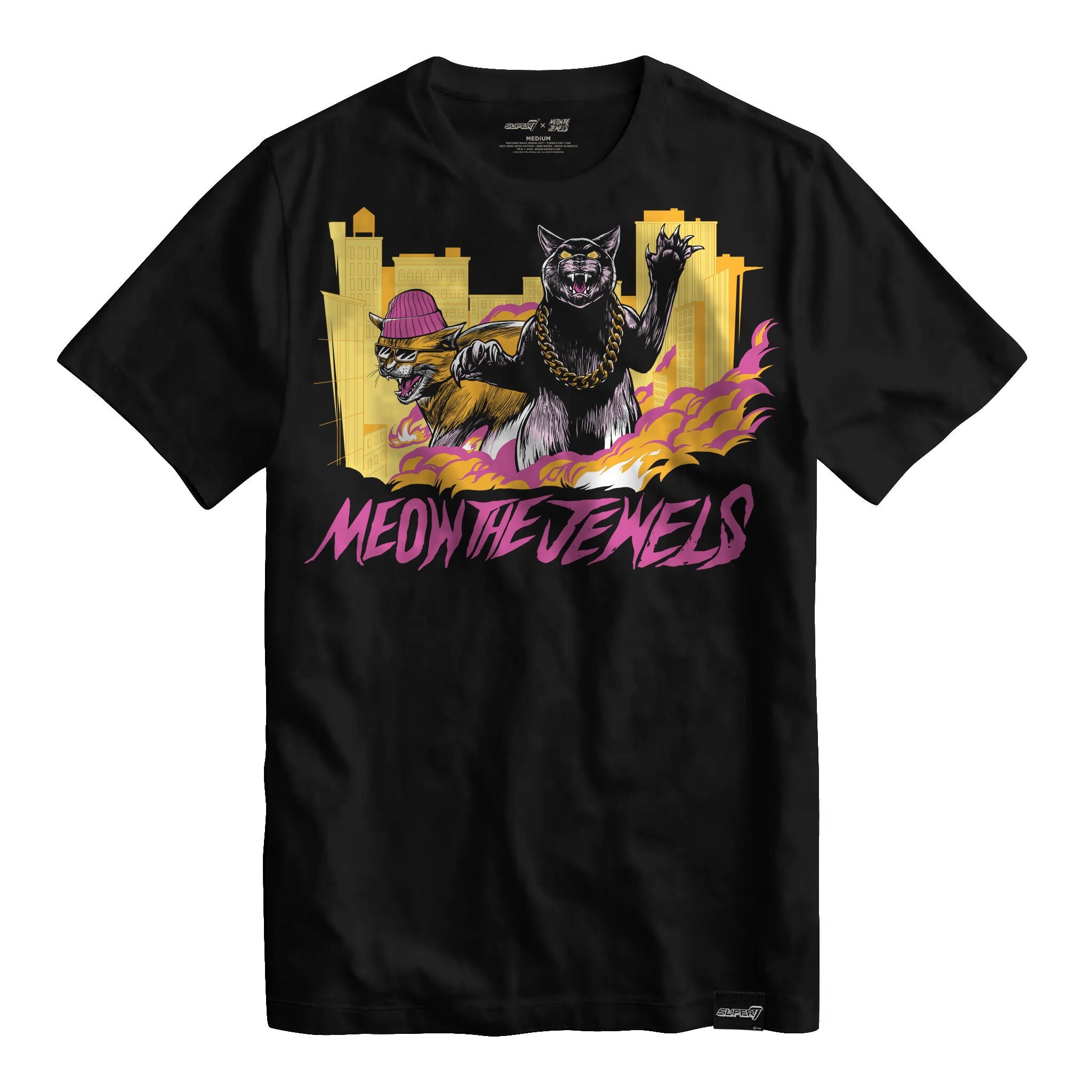 Super7 Run the Jewels Meow the Jewels tricou negru