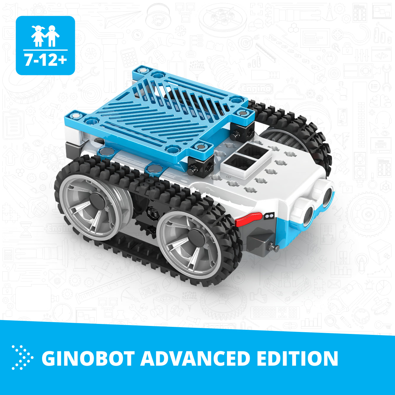 Engino GinoBot Advanced Edition robot programabil cu senzor