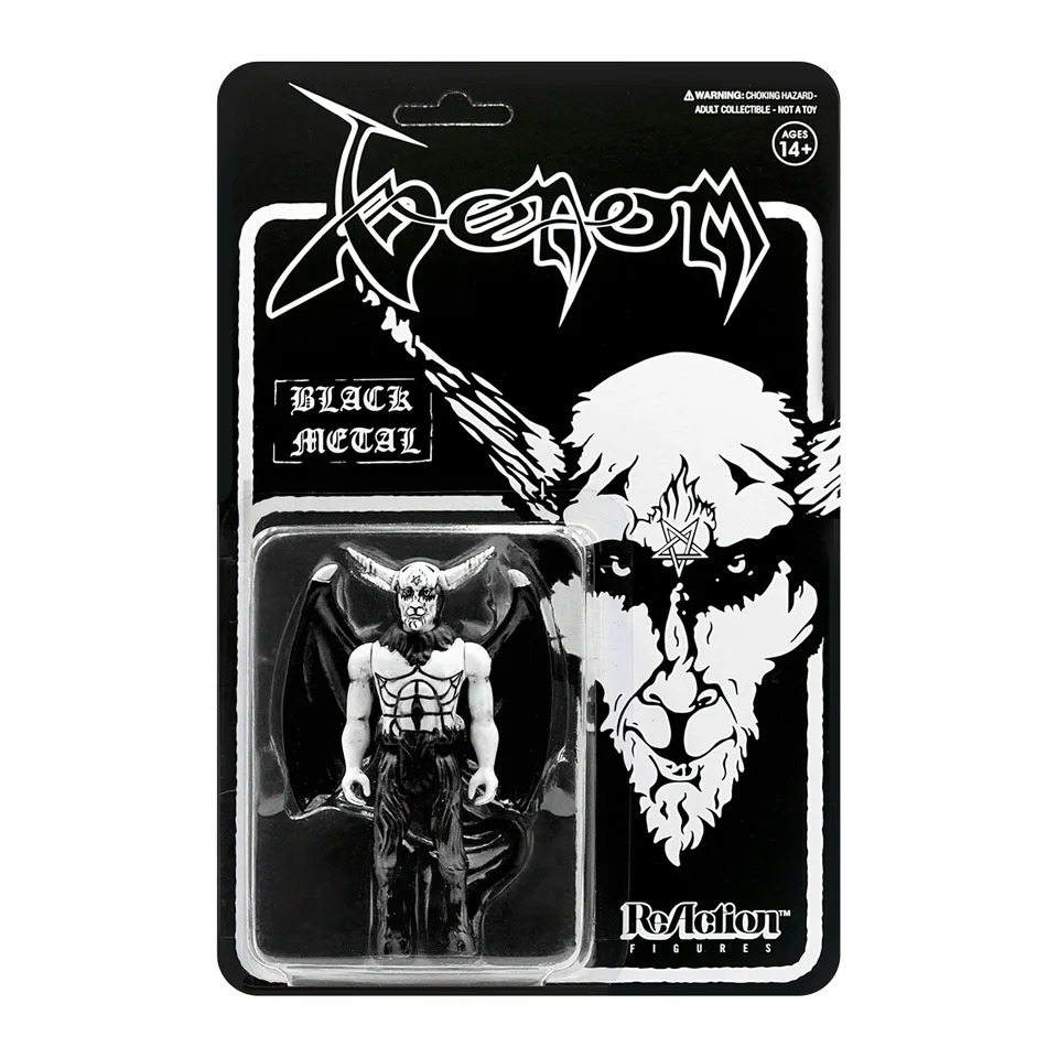 Super7 Venom Black Metal figurină ReAction 9,5 cm