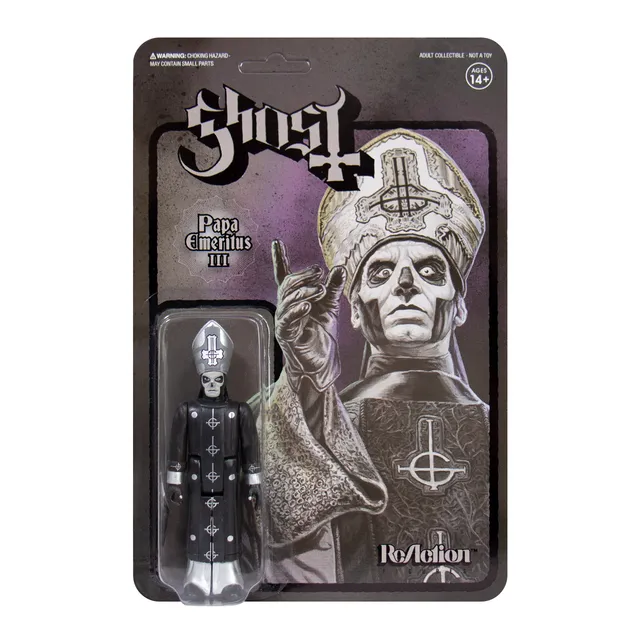 Super7 ReAction Papa Emeritus III figurina neagra
