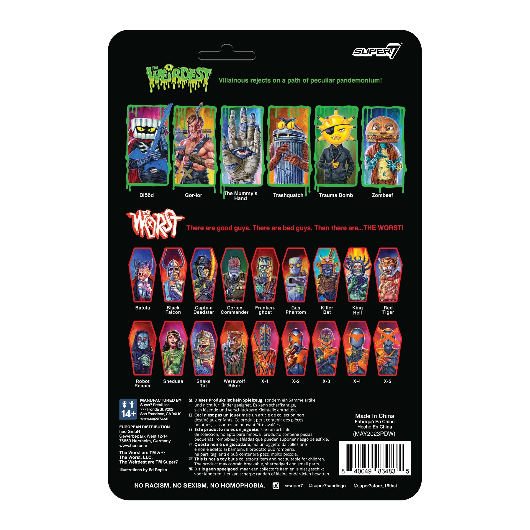 Super7 The Weirdest Zombeef Putrid Pals figurina 11 cm