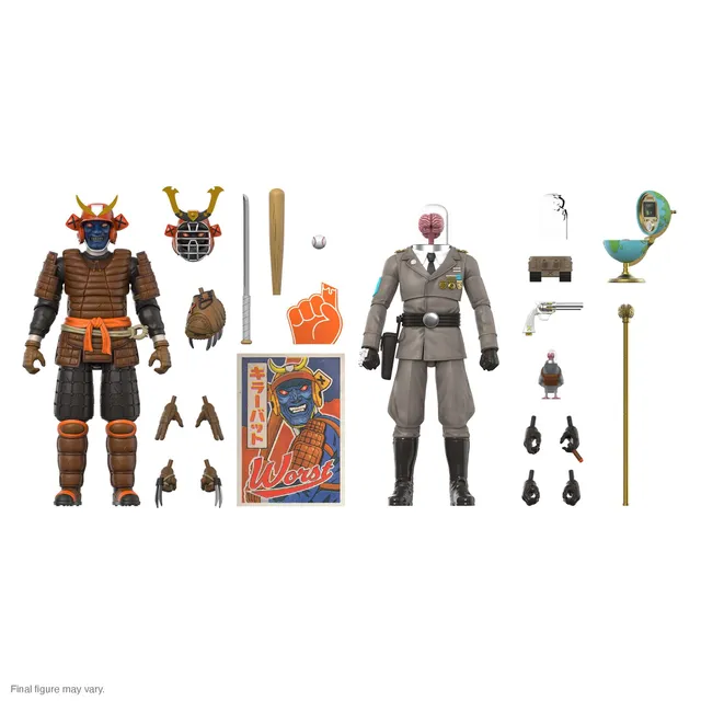 Super7 The Worst Ultimates Killer Bat Cortex Commander set 18 cm