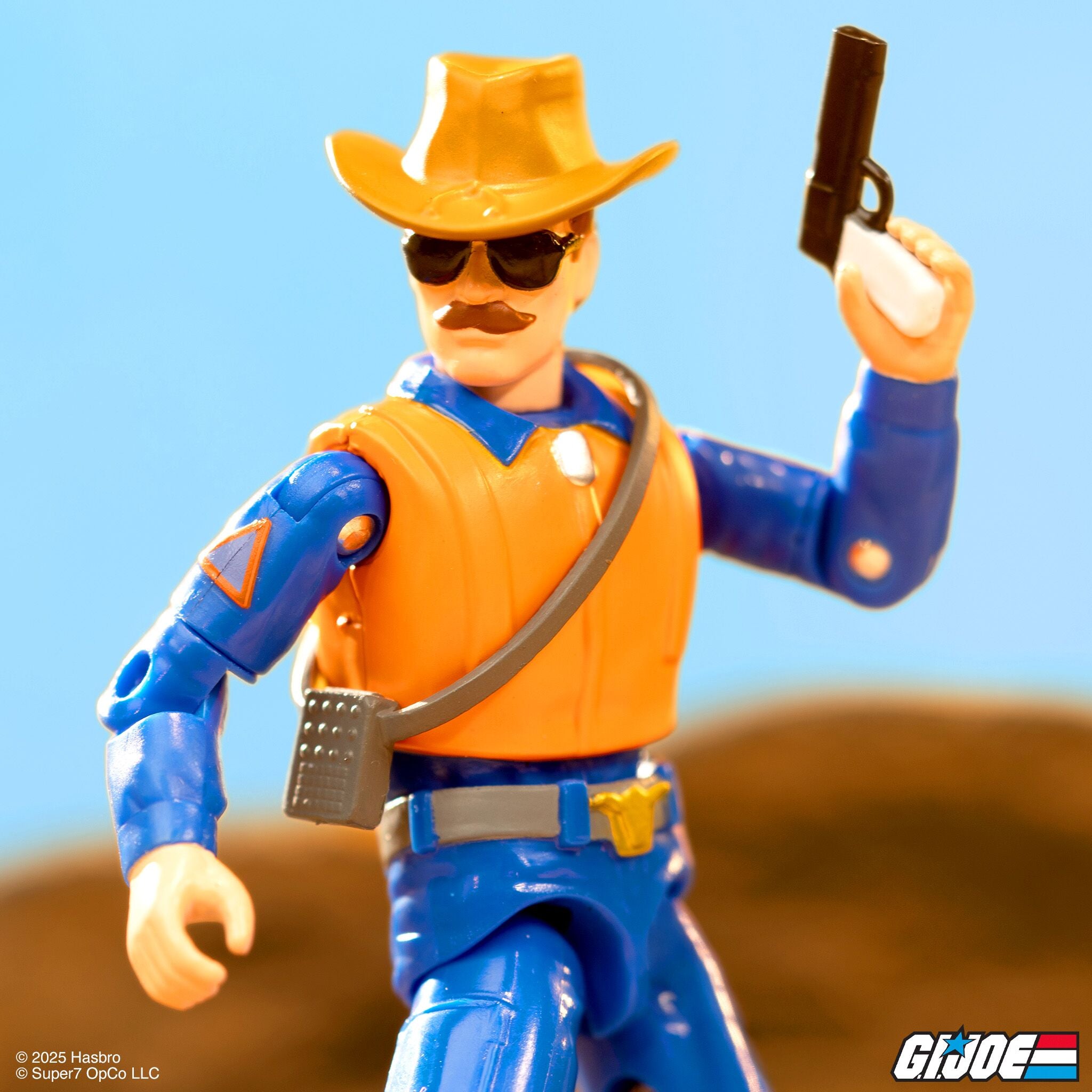 Super7 G.I. Joe Wild Bill Cartoon figurina 9,5 cm rucsac