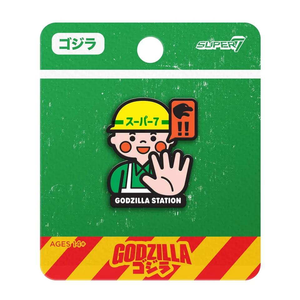 Super7 Toho Kaiju Response Team pin emailat 3,8cm