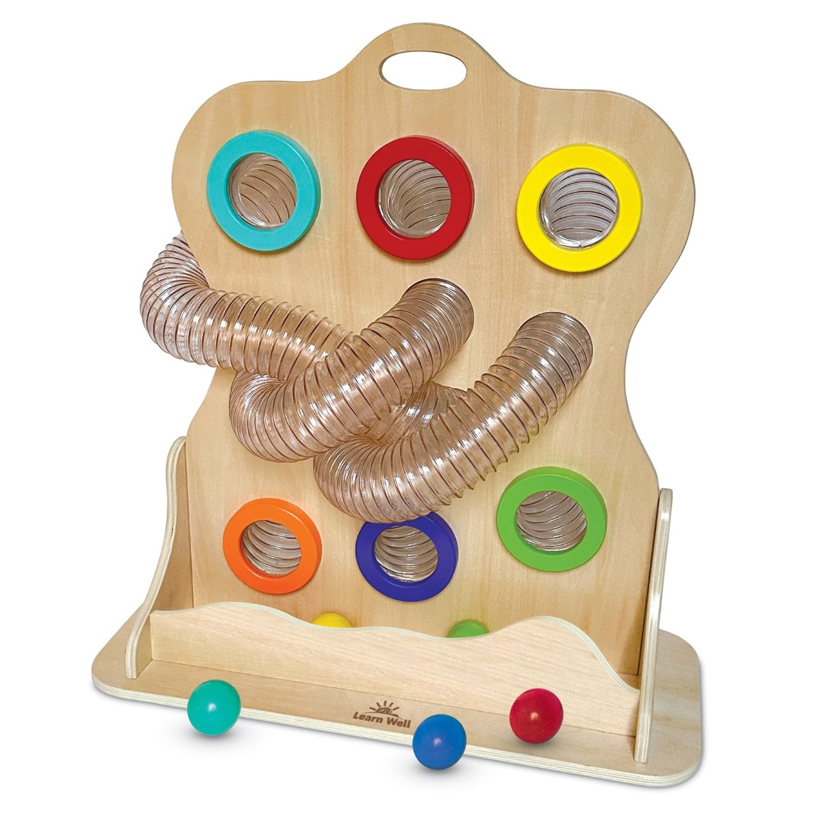 Yellow Door Twist and Turn Tubie circuit bile lemn 12 bile