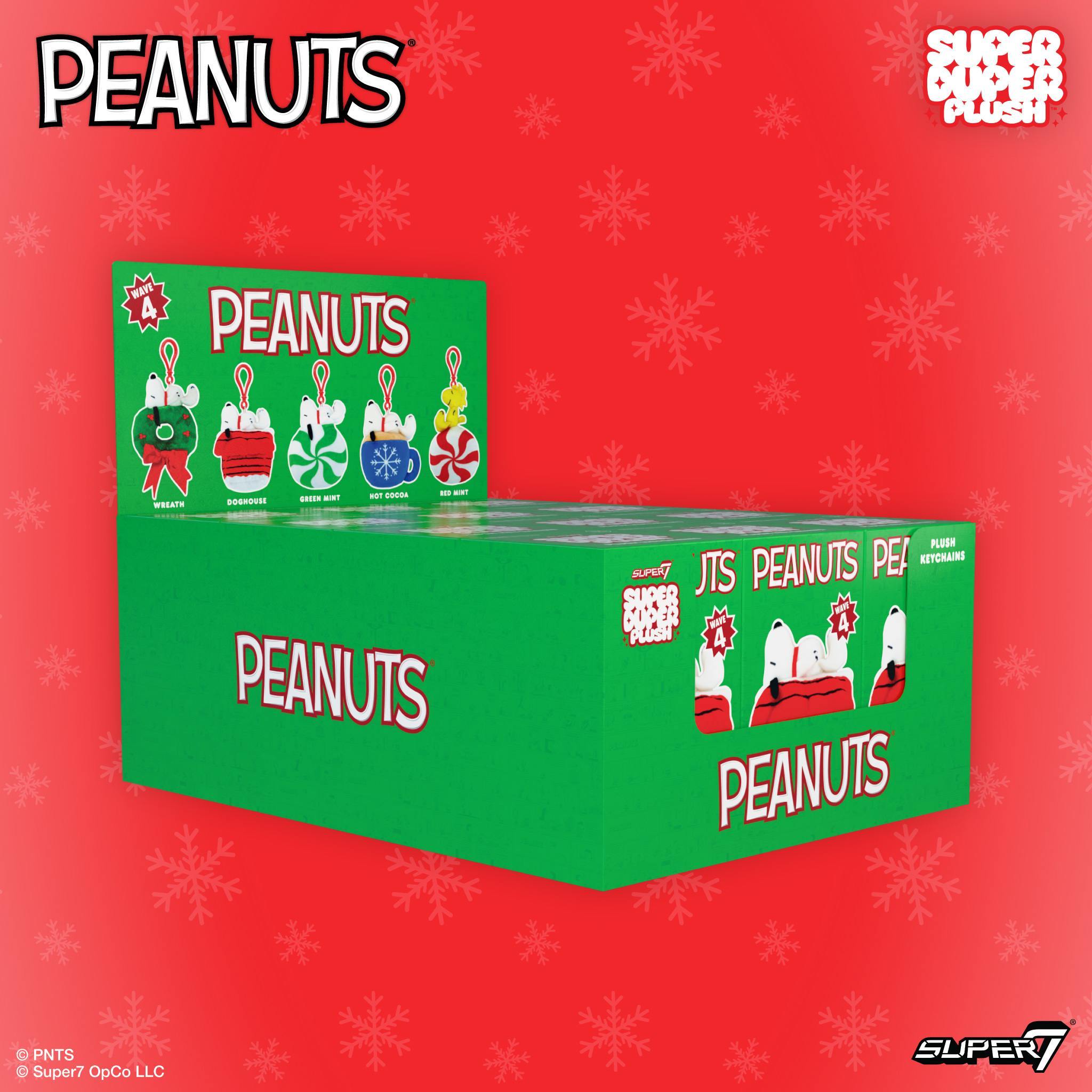 Super7 Peanuts Super Duper Plush breloc plus set 12