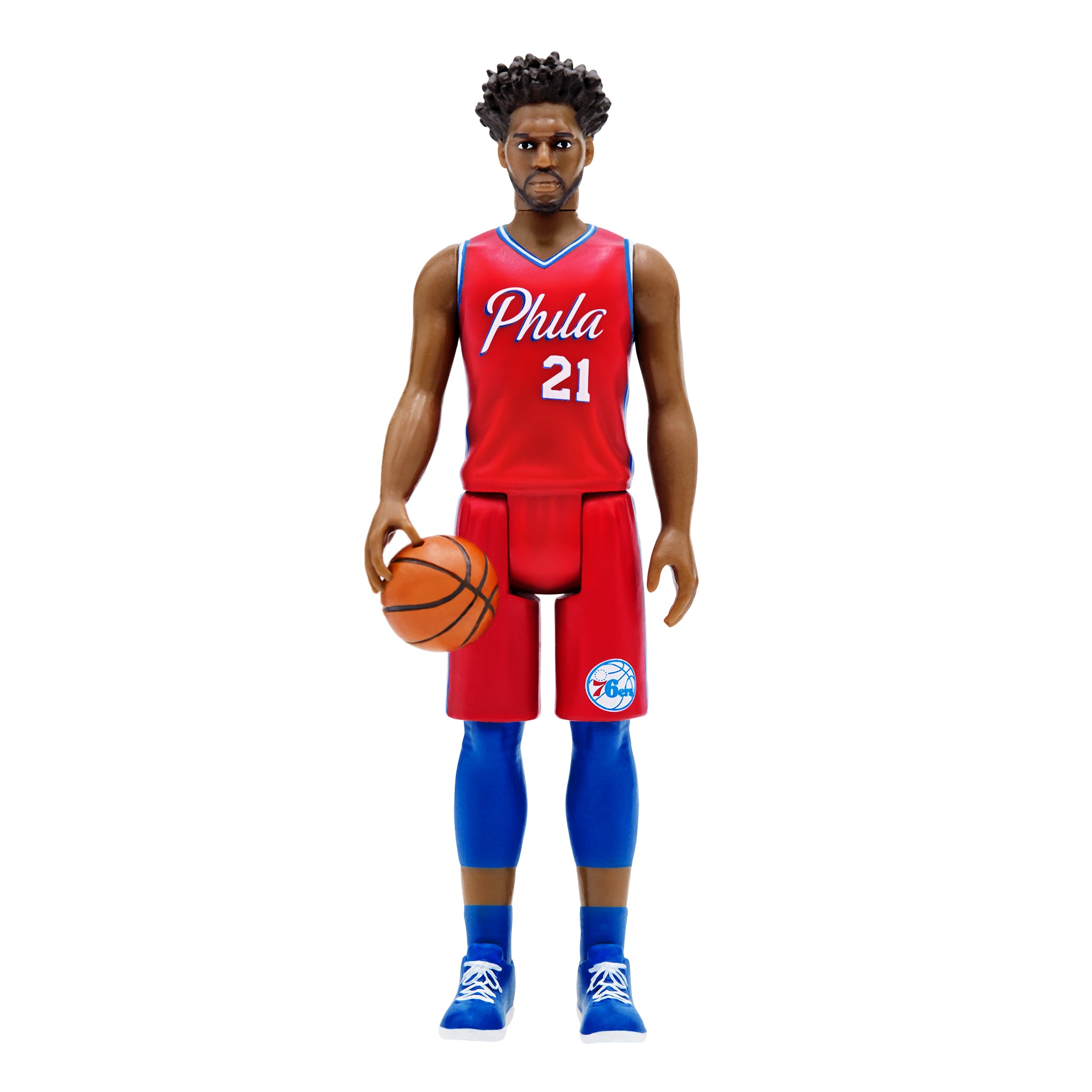 Super7 NBA Supersports Wave 3 Joel Embiid figurina rosie