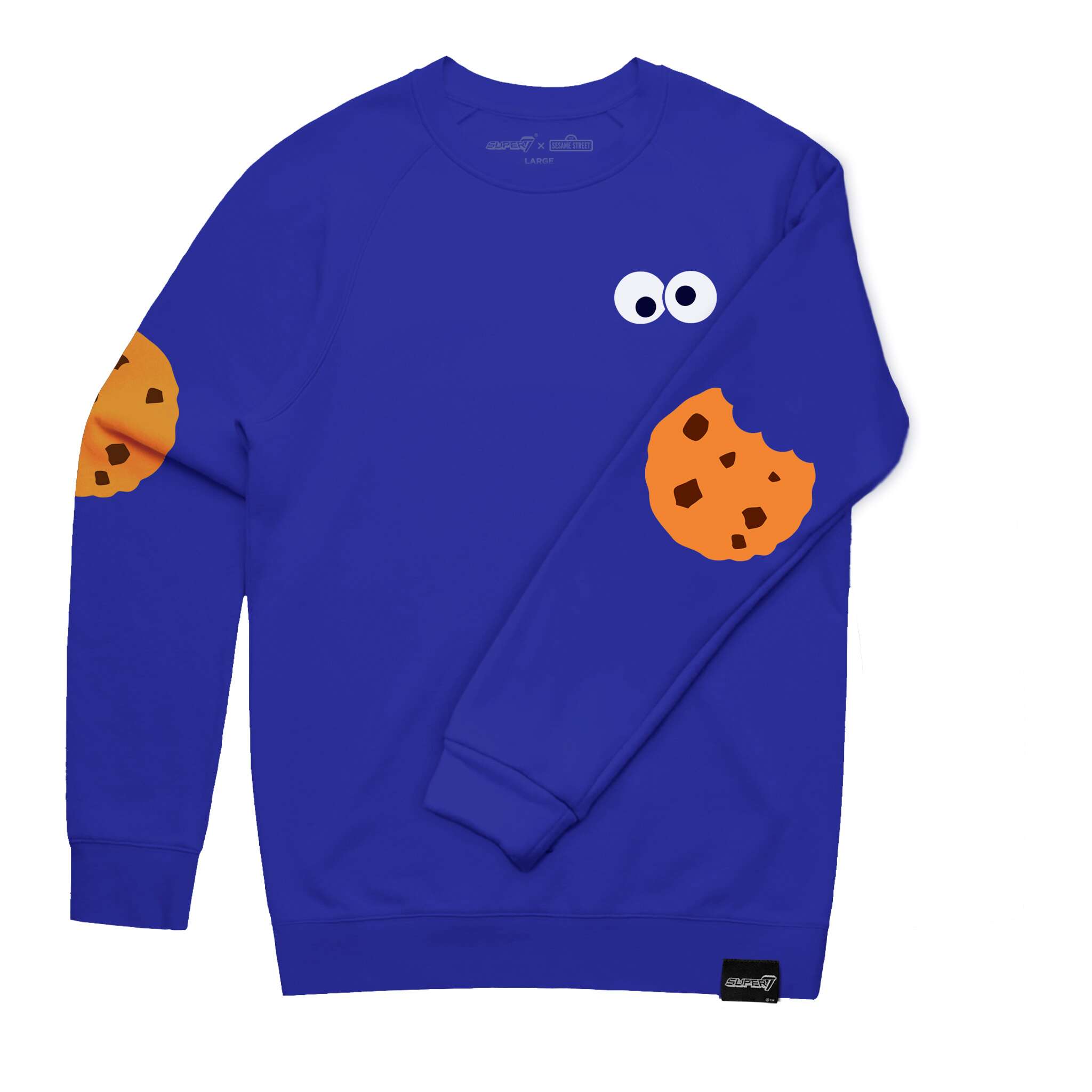 Super7 Sesame Street Cookie Monster hanorac S-3X bumbac