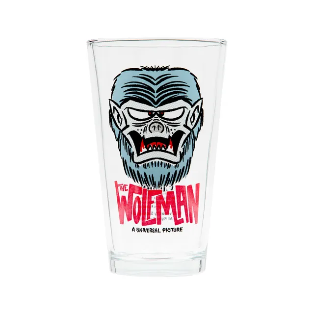 Super7 FreakyFaces Wolfman pahar sticla 473 ml