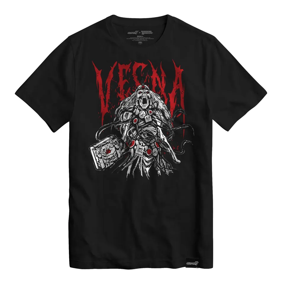 Super7 Dungeons & Dragons Vecna tricou metal negru