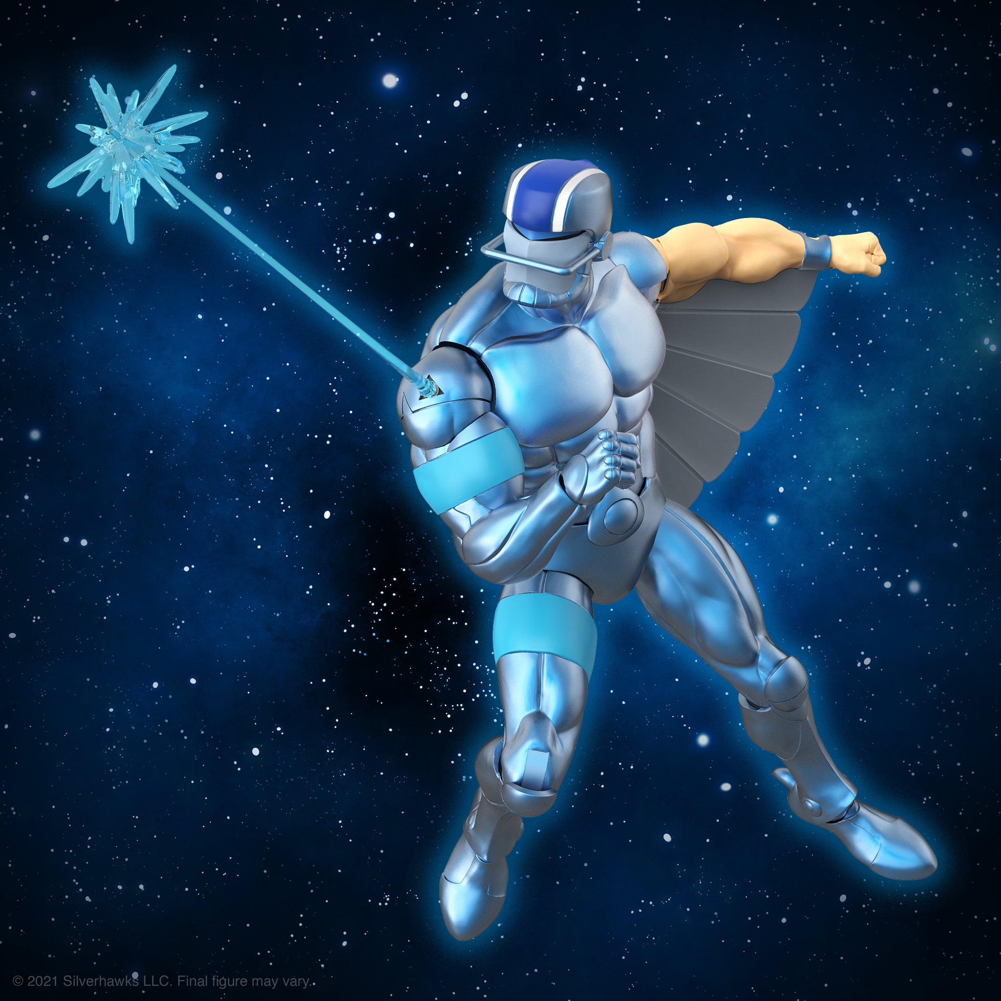 Super7 SilverHawks Ultimates Steelwill figurina 18 cm articulata