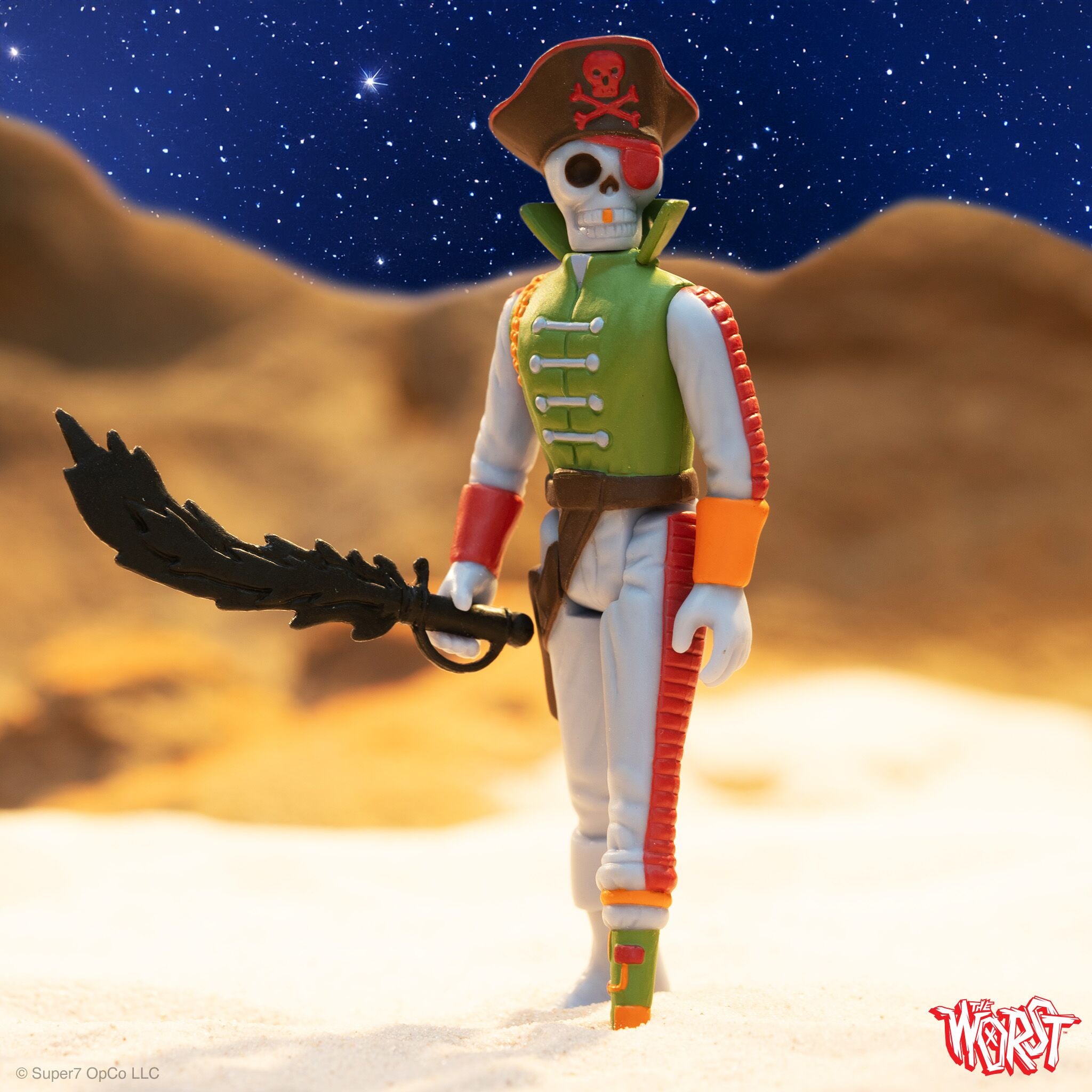 Super7 The Worst ReAction Captain Deadstar figurina 9,5 cm