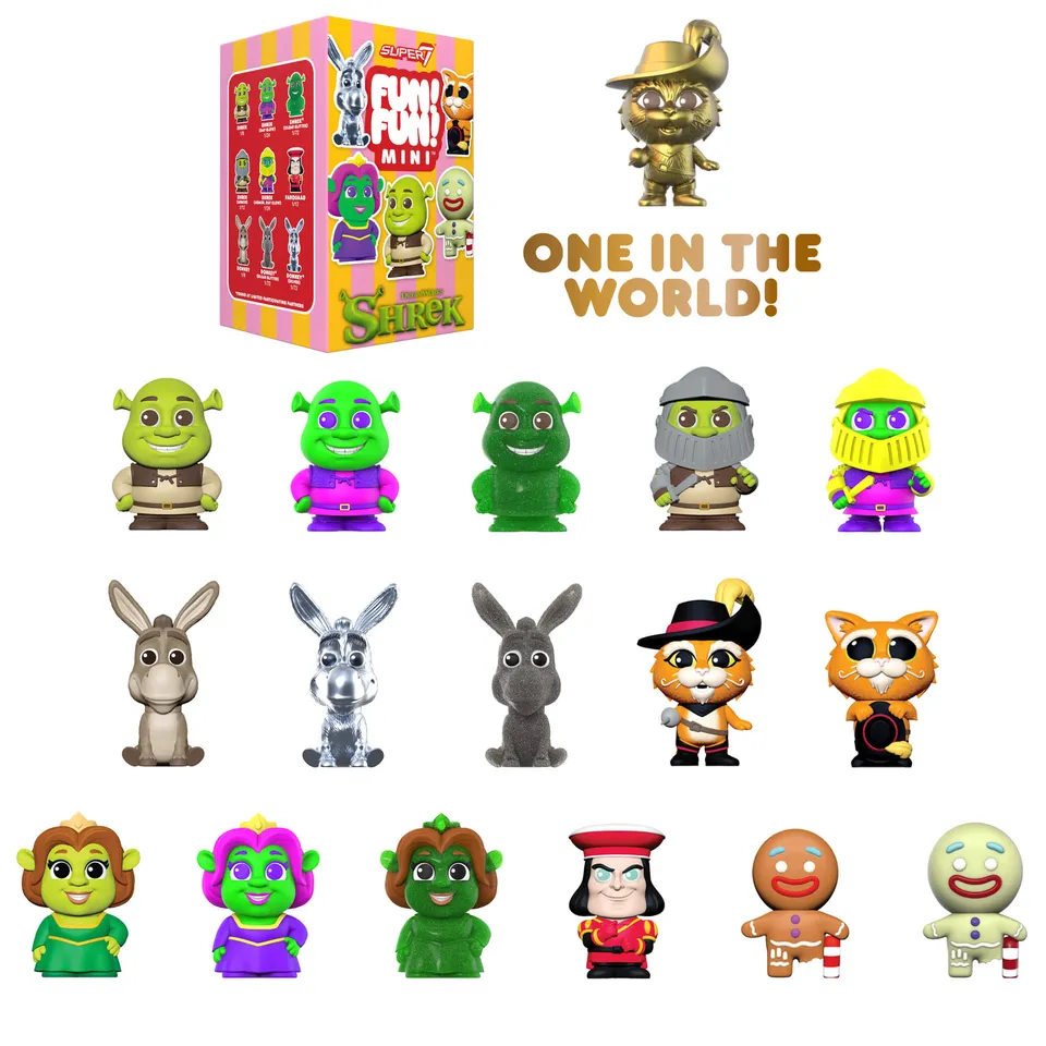 Super7 Fun Fun Mini Shrek figurina blind box mister