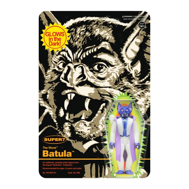 Super7 The Worst ReAction figurina Batula Glow 9,5 cm