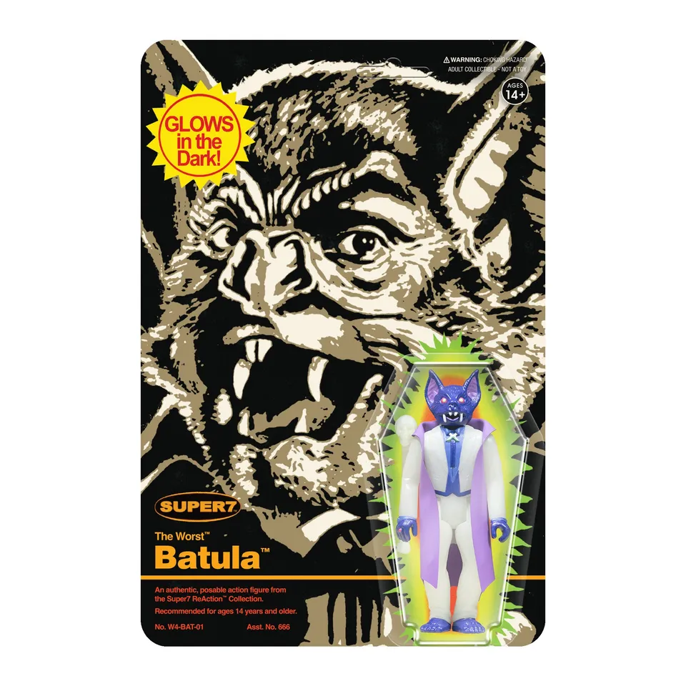 Super7 The Worst ReAction figurina Batula Glow 9,5 cm