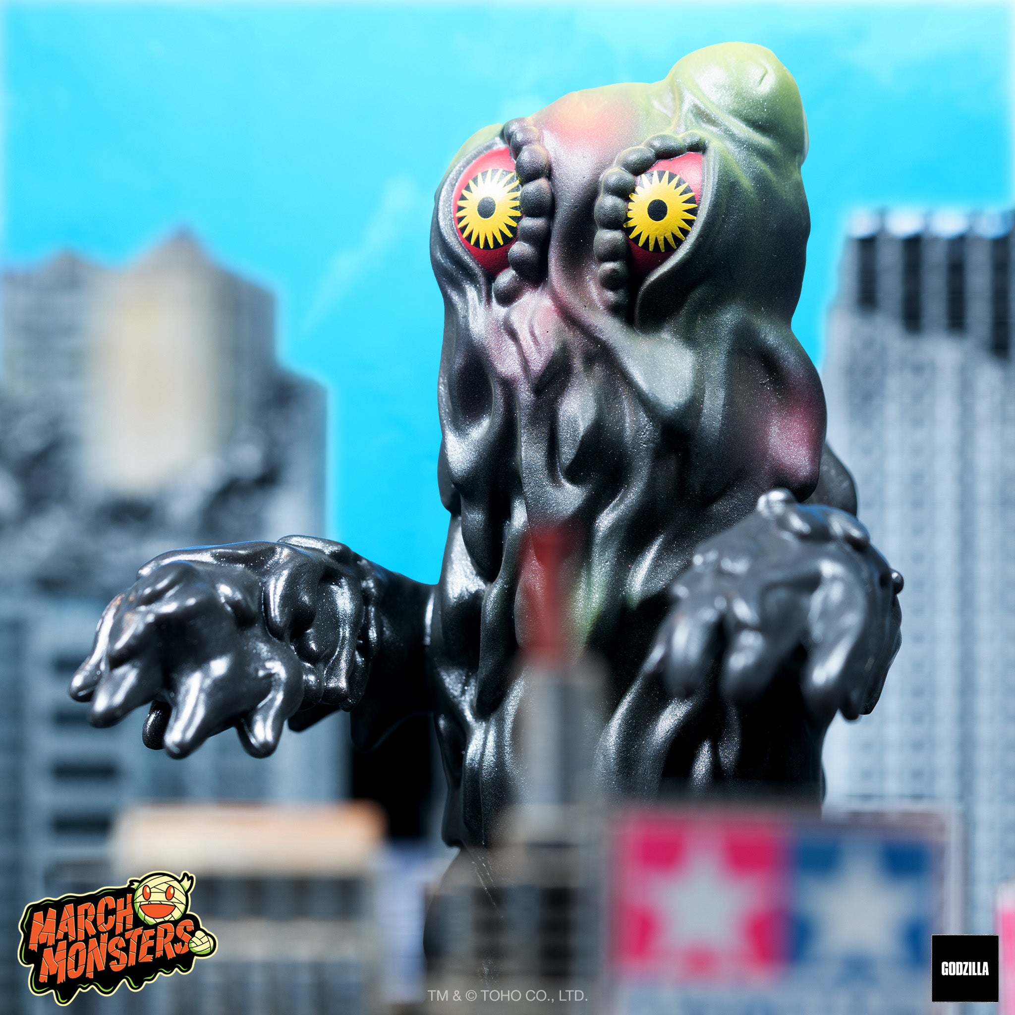 Super7 Toho ReAction Hedorah Wave 2 figurină lucioasă