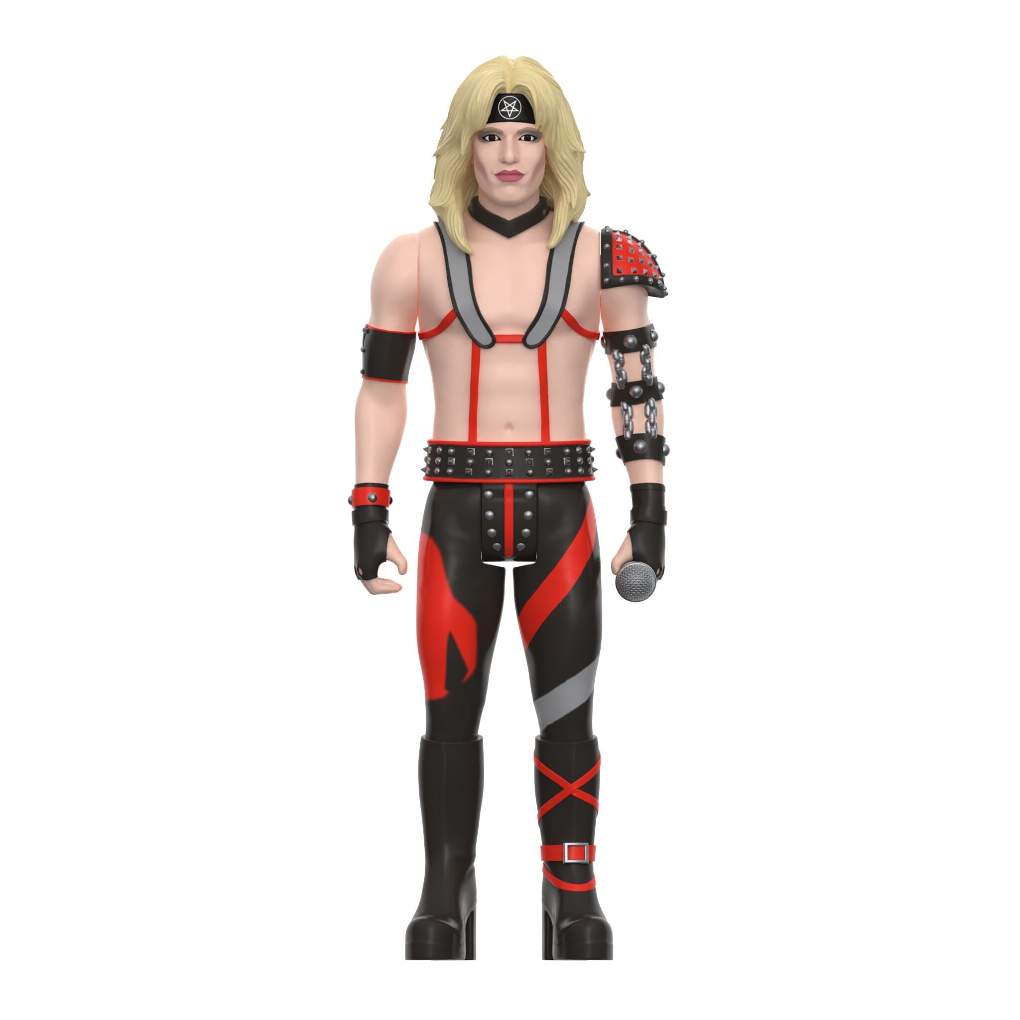Super7 ReAction Vince Neil Shout At The Devil figurina 9,5 cm