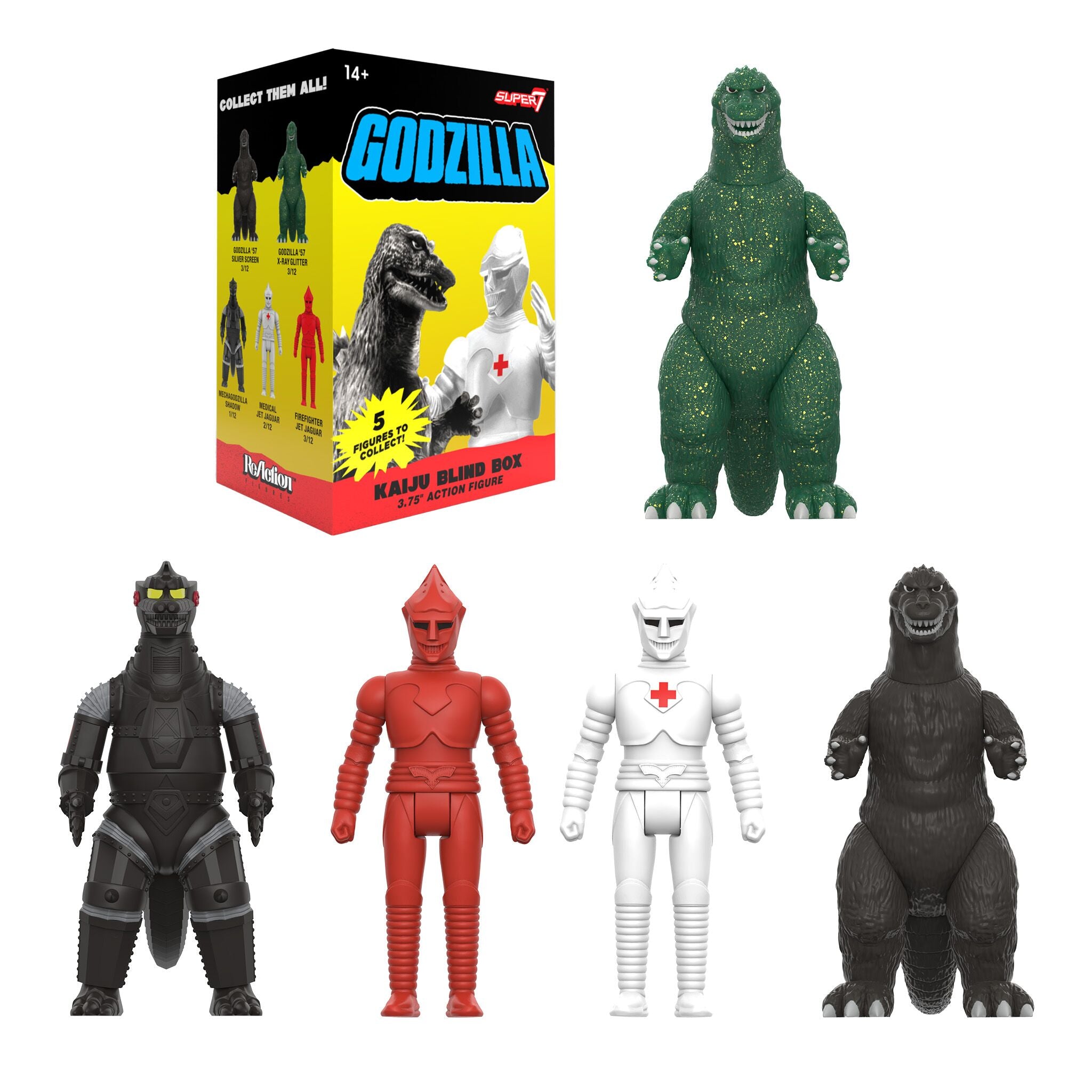 Super7 Toho ReAction Kaiju Godzilla blind box surpriza