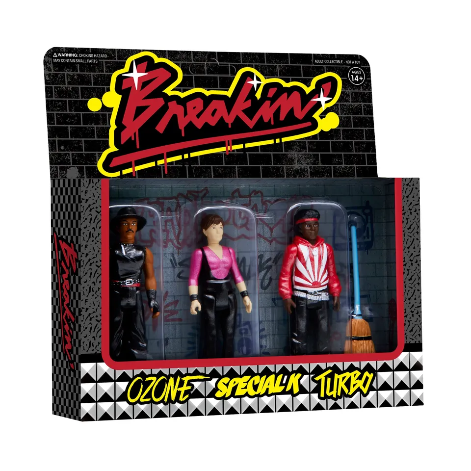 Super7 Breakin ReAction 3-pack figurine metalic Ozone Turbo