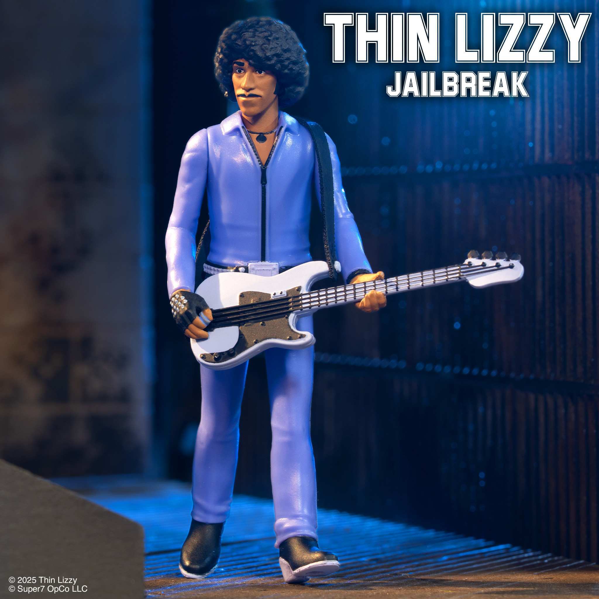 Super7 Thin Lizzy Jailbreak Phil Lynott figurină 9,5 cm