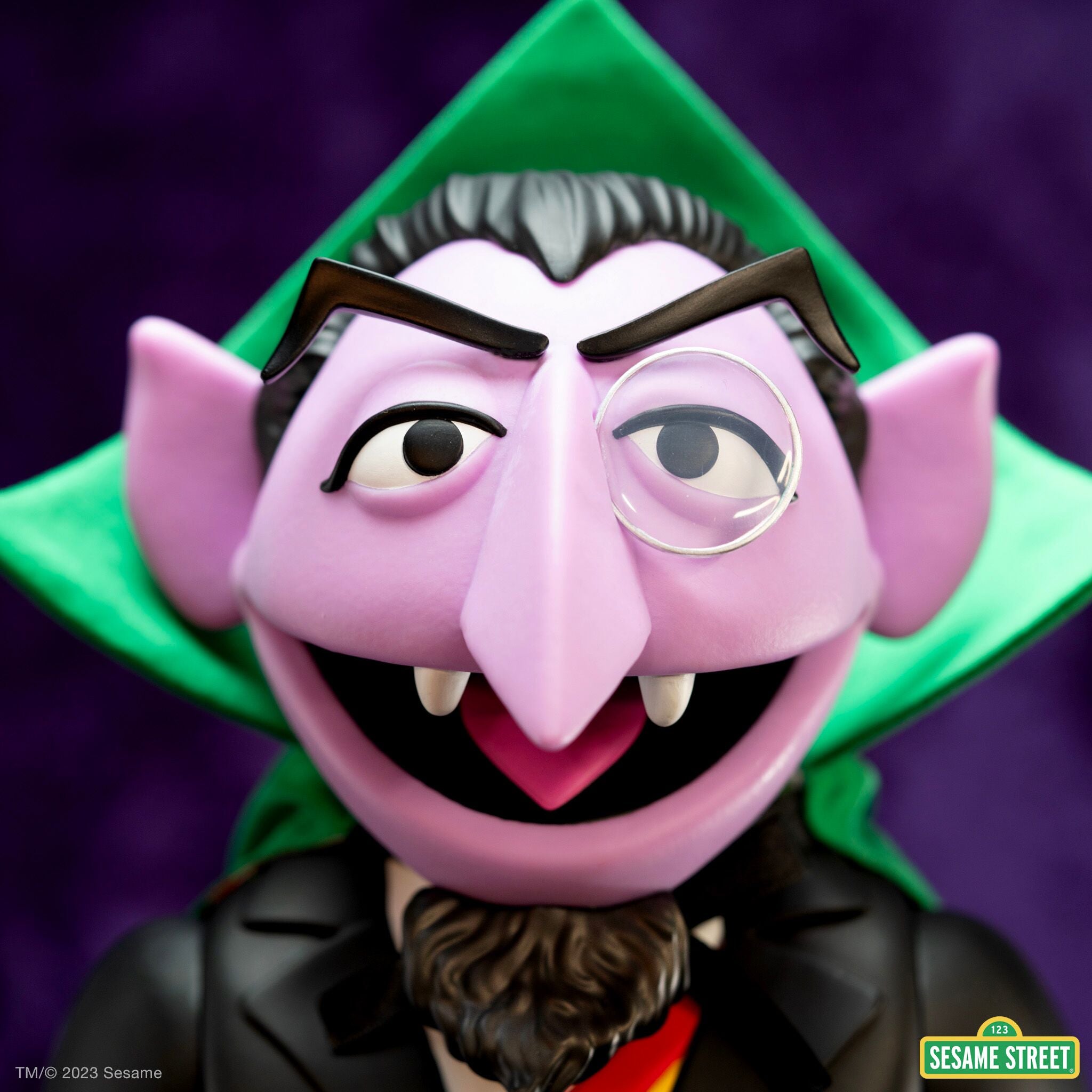 Super7 Sesame Street Count von Count figurină 38 cm articulată
