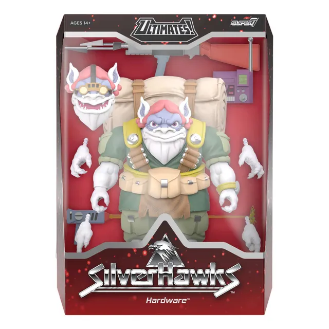 Super7 SilverHawks Ultimates Hardware Toon figurină 18 cm