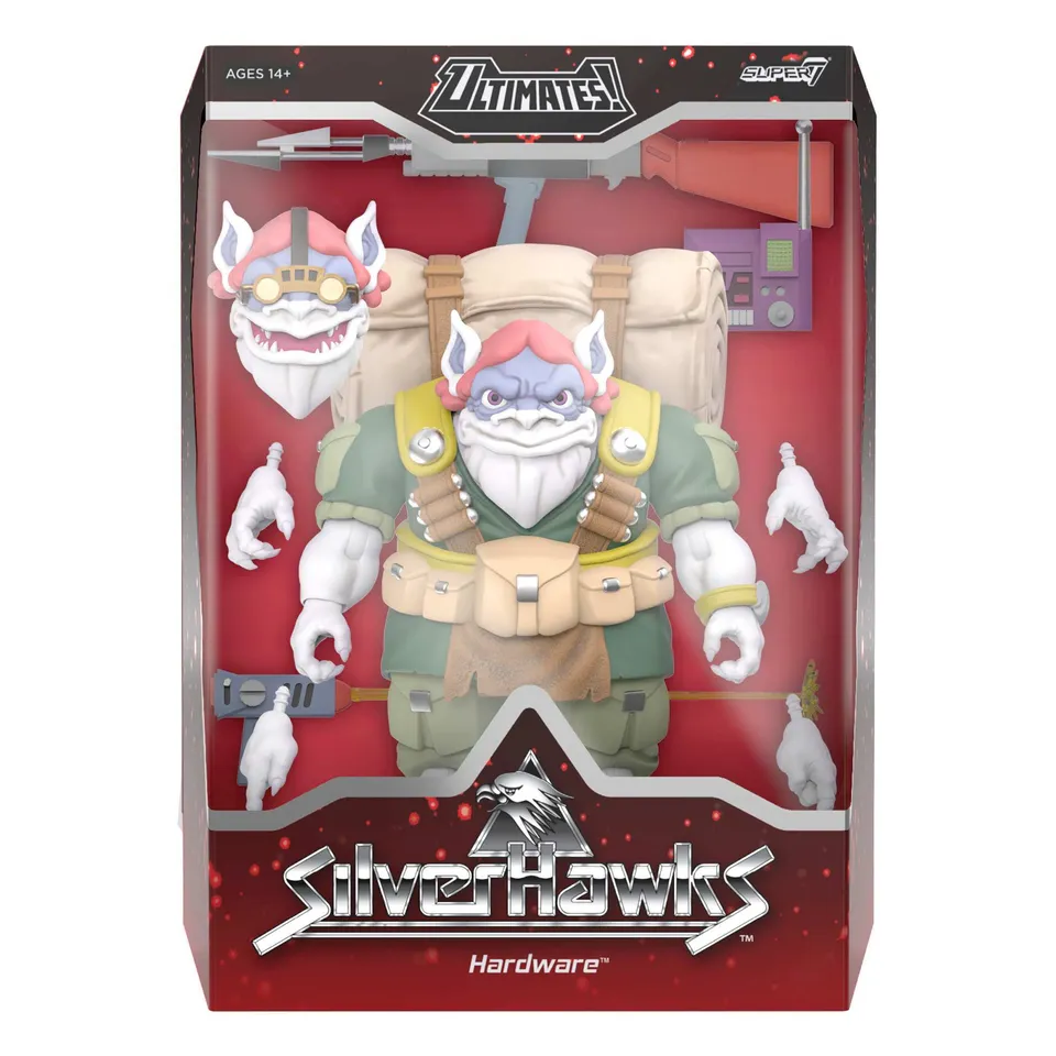 Super7 SilverHawks Ultimates Hardware Toon figurină 18 cm