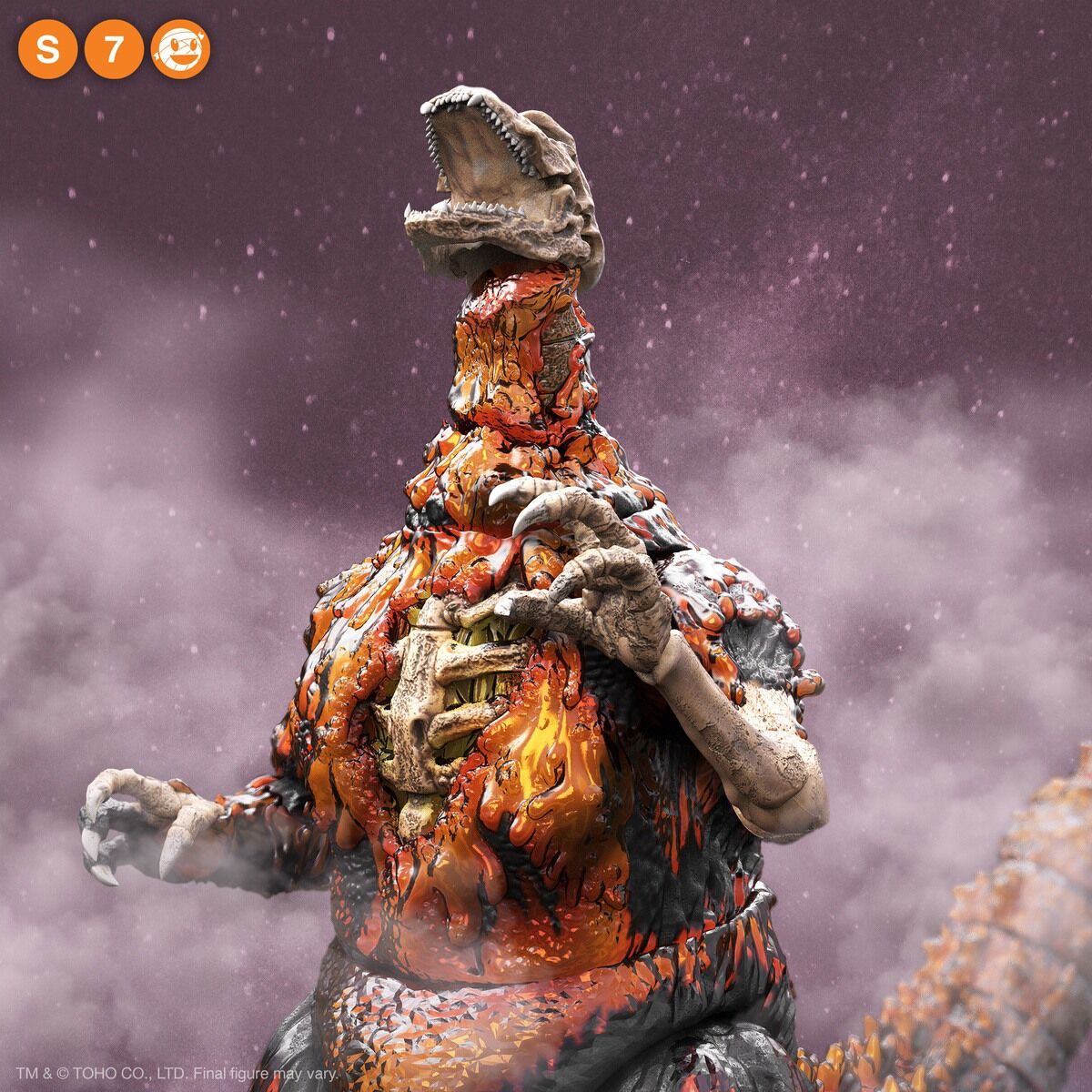 Super7 Toho Ultimates 1200ºC Godzilla figurina 21 cm