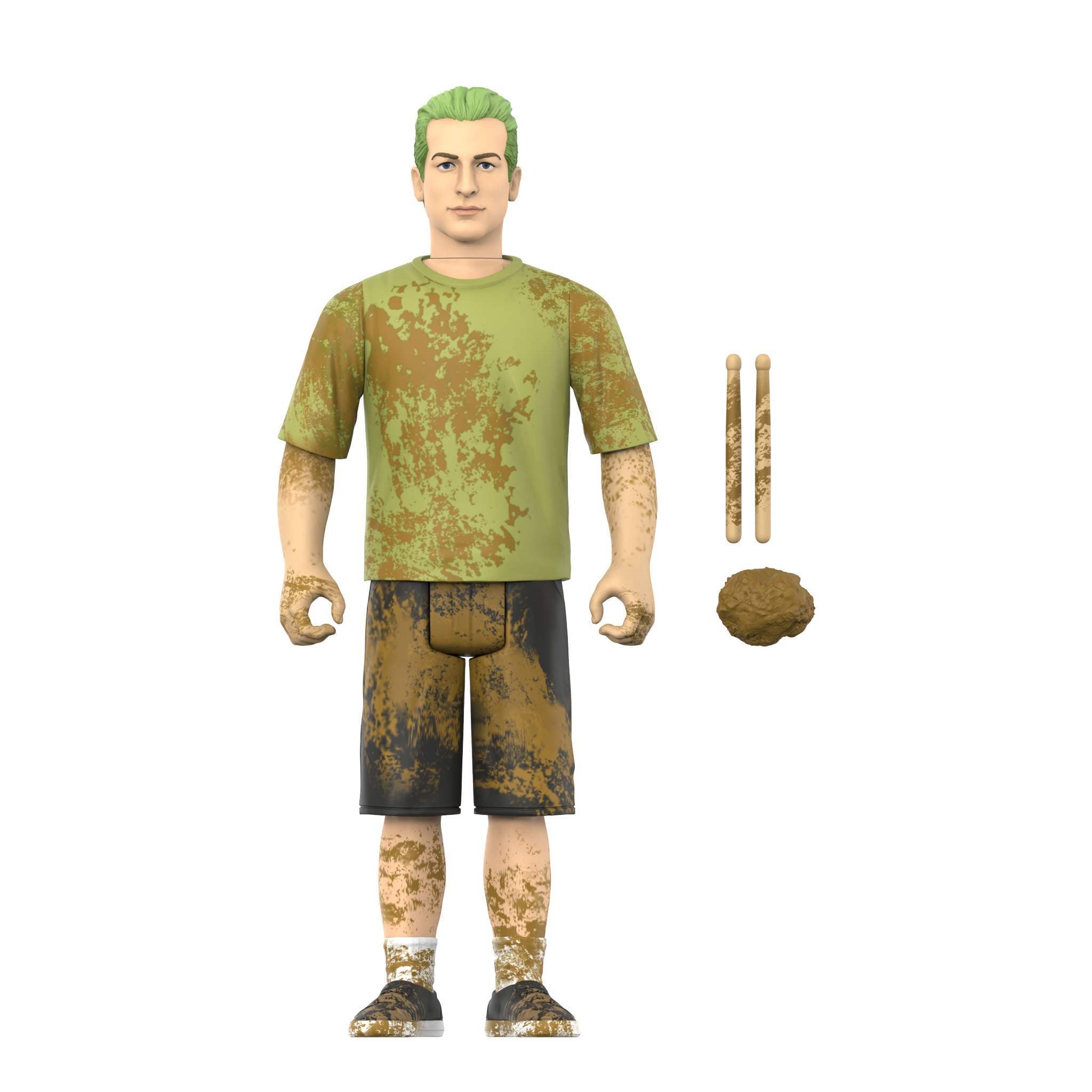 Super7 Green Day ReAction Wave 01 Mud Fight set 3 figurine